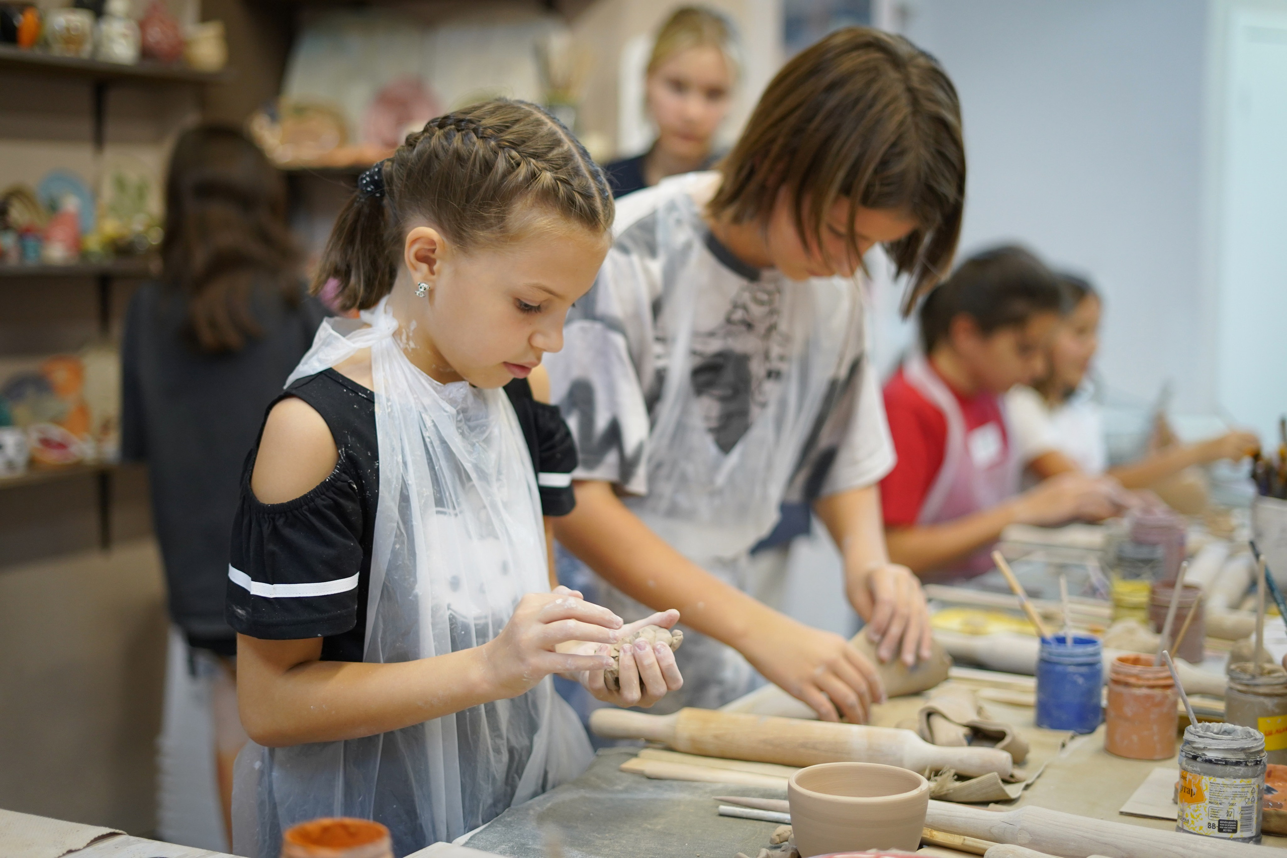 Сьемка в гончарной мастерской. Главная