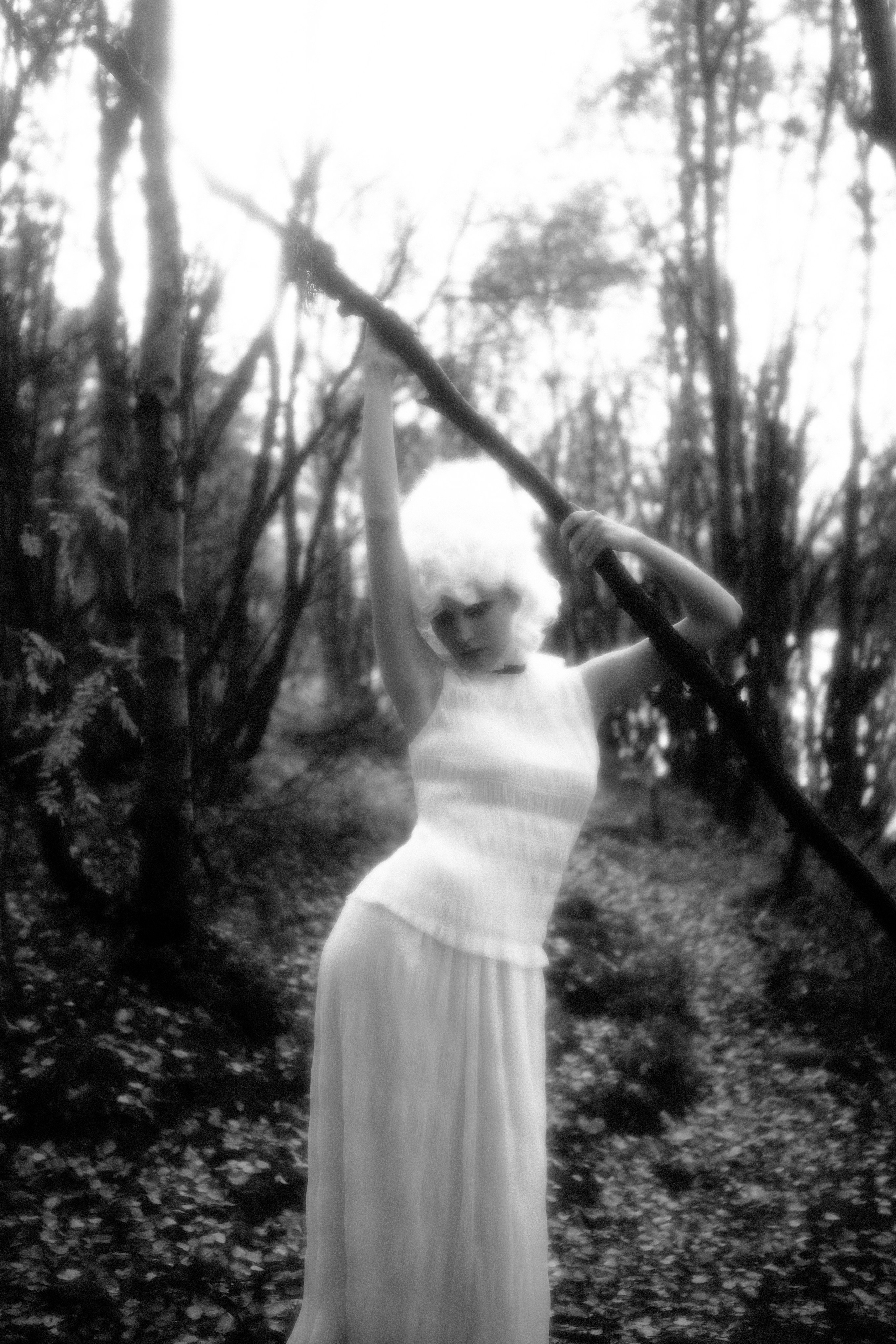 In the witchy woods. Fashion Photographer Oxana Chernomorets