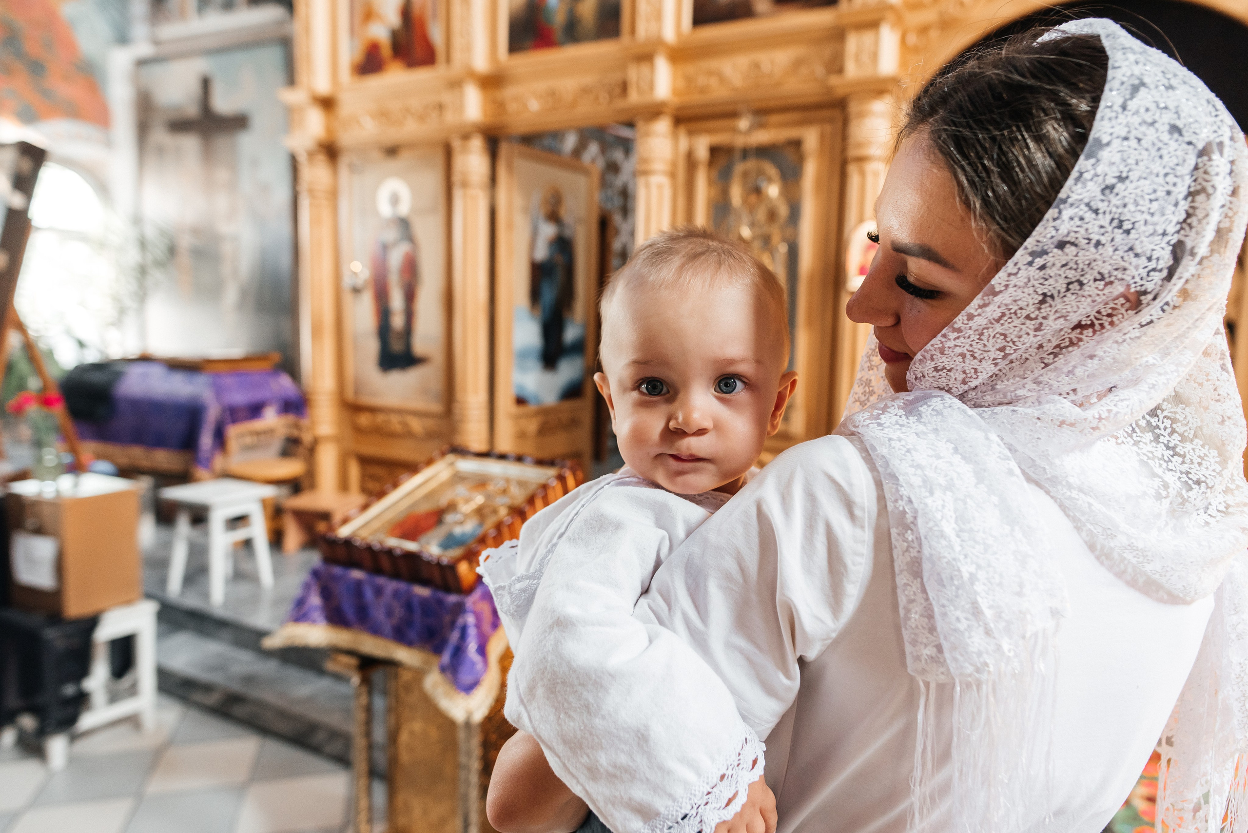 Крещение Матвея. Детский и семейный фотограф выпускной альбом Приморско-Ахтарск