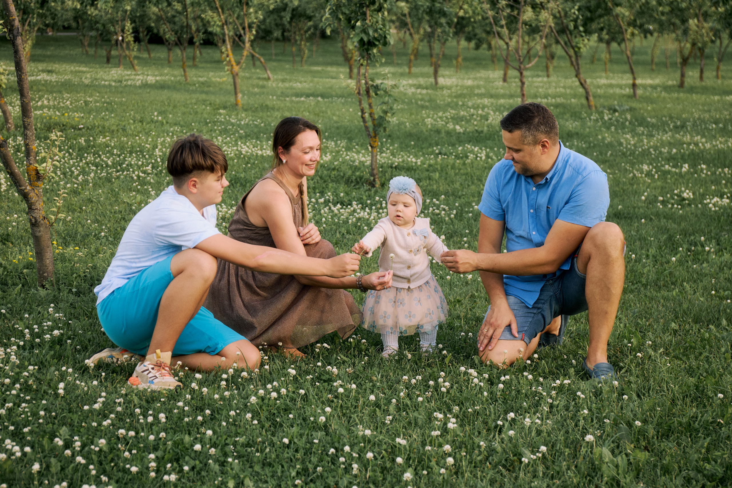 Семейная фотосессия в парке 