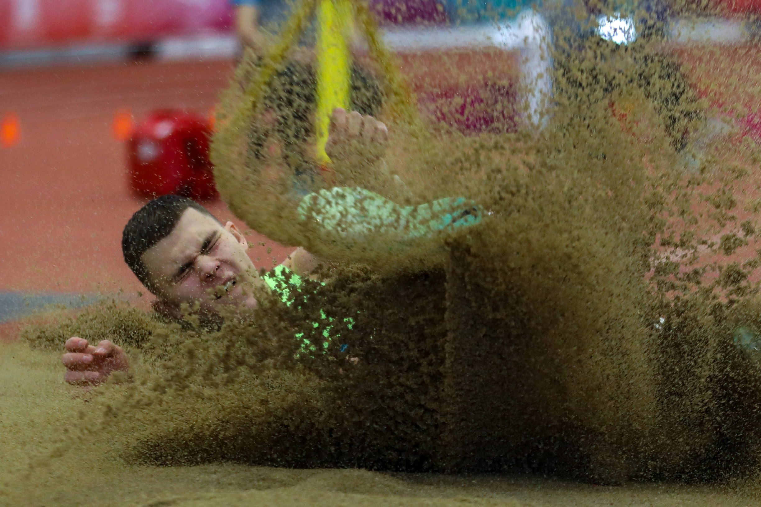 спортивная фотография, легкая атлетики, прыжки в длину