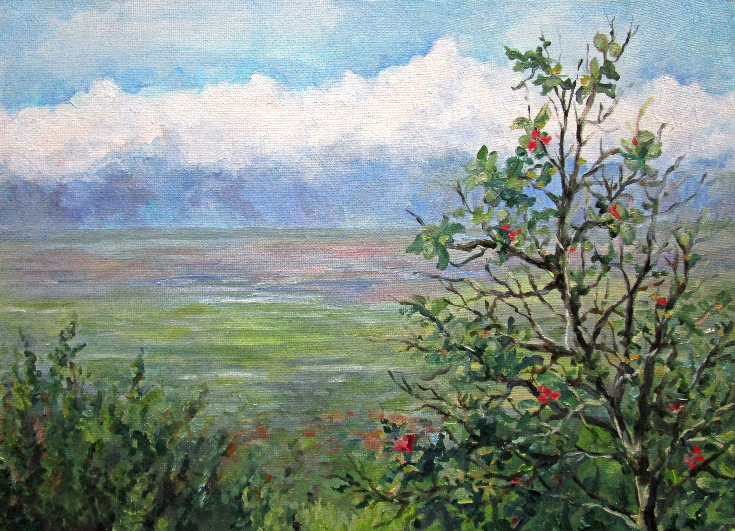 "Фиговое дерево, Грузия", холст / масло, 2018