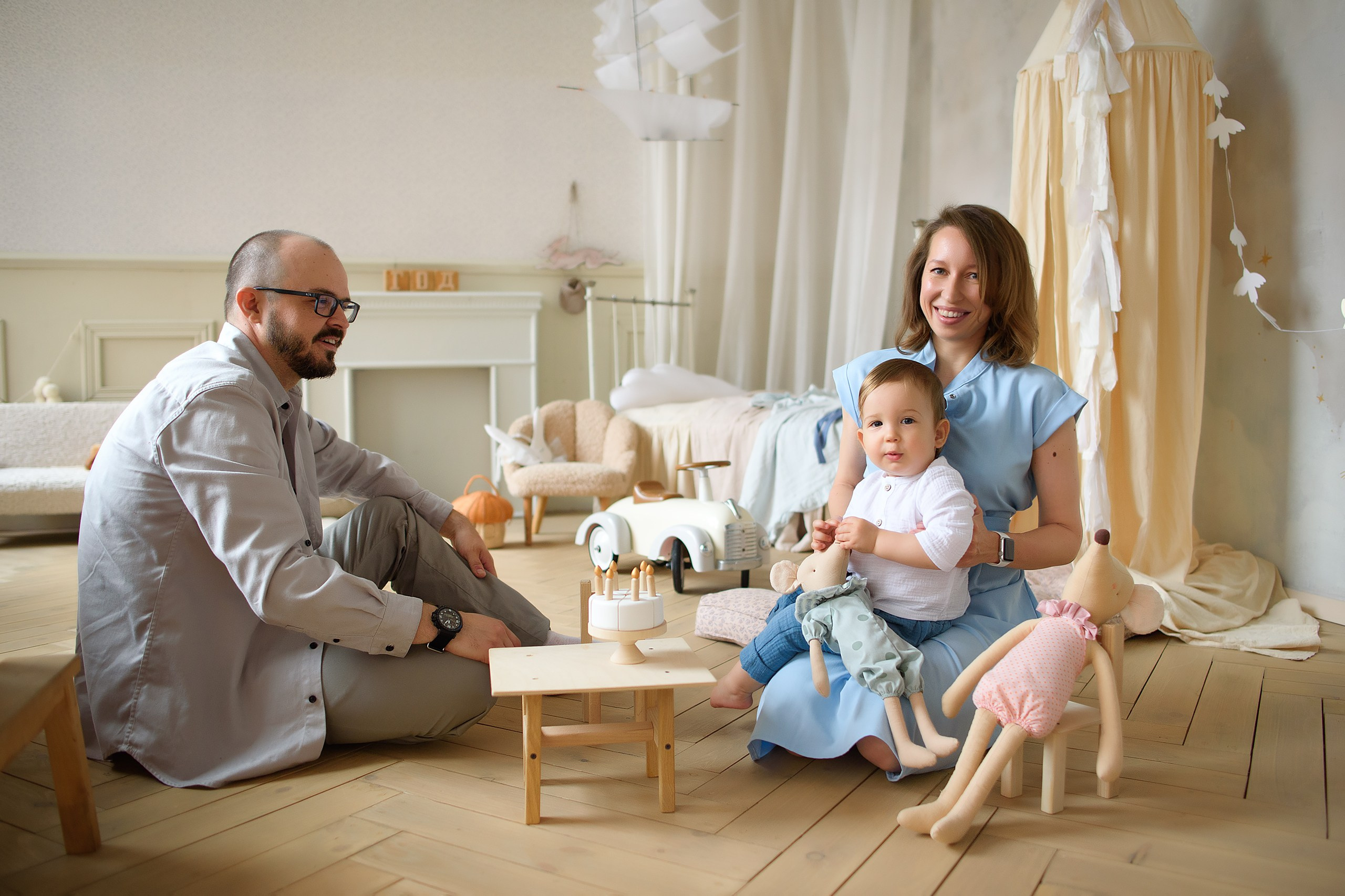 Фотосессия на 1 годик. Алёна Маслова — Семейный фотограф — Женский портрет —Тюмень