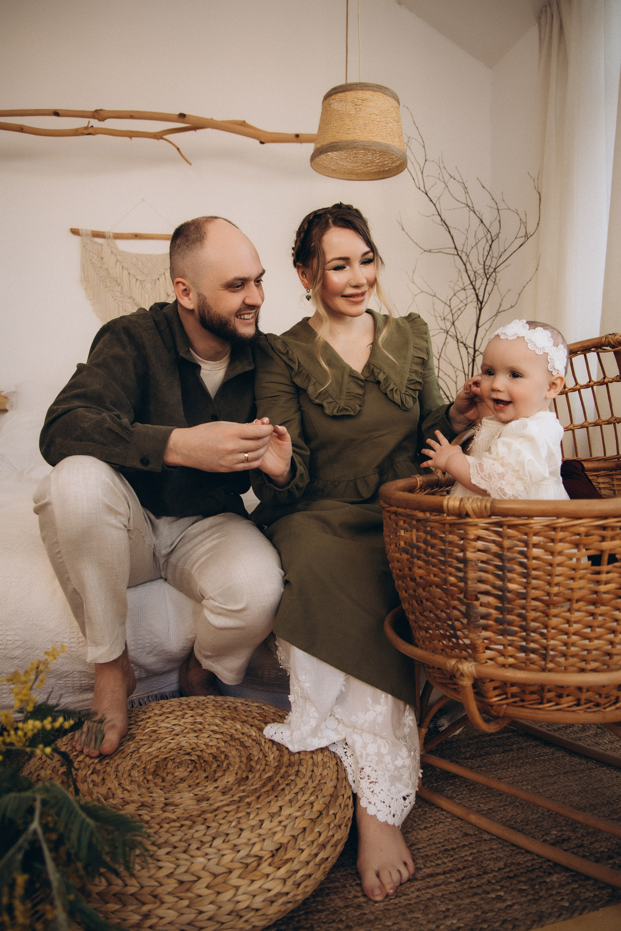 Юлия с семьёй