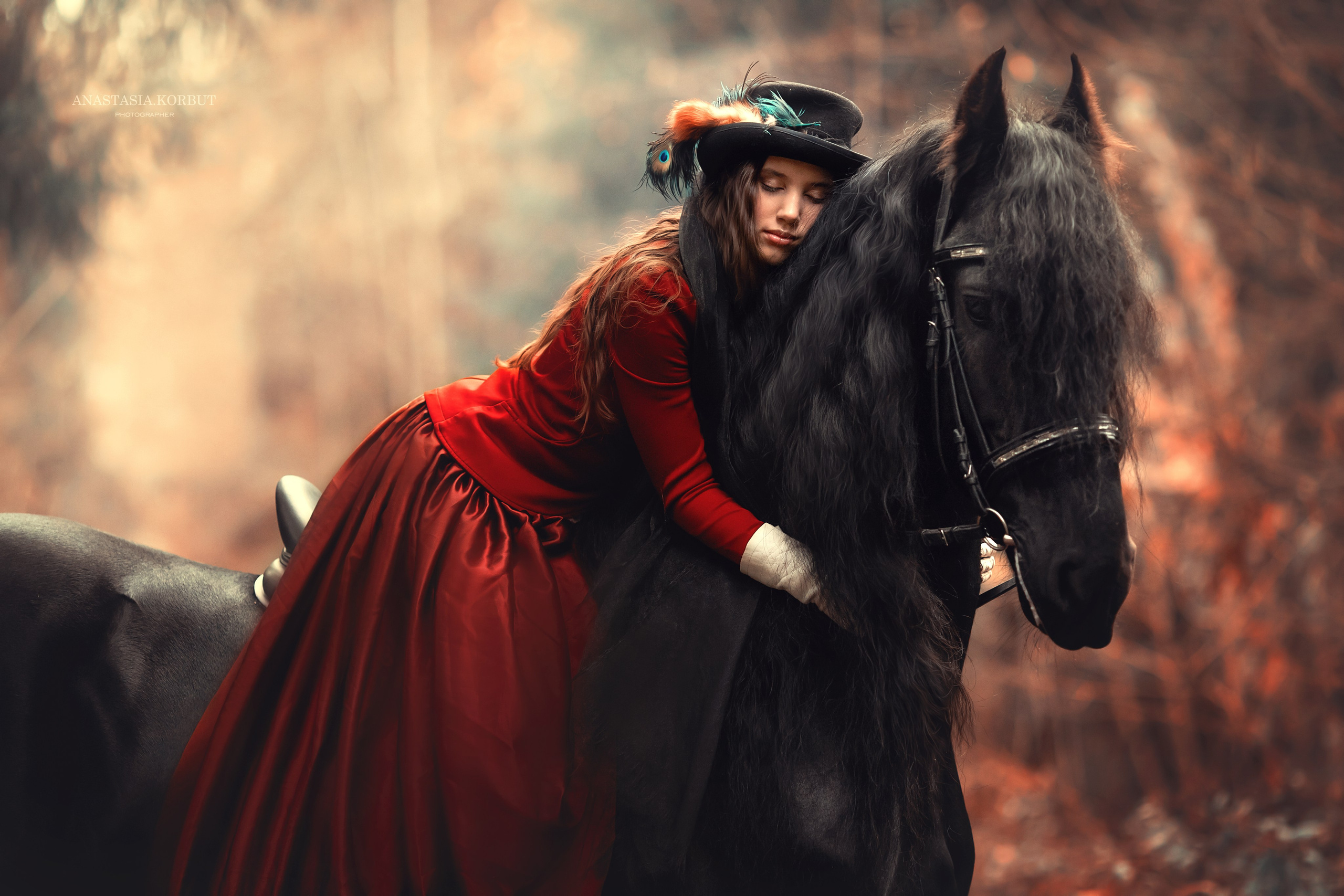 Фотосессия с лошадью. Арт фотограф в Минске Анастасия Корбут