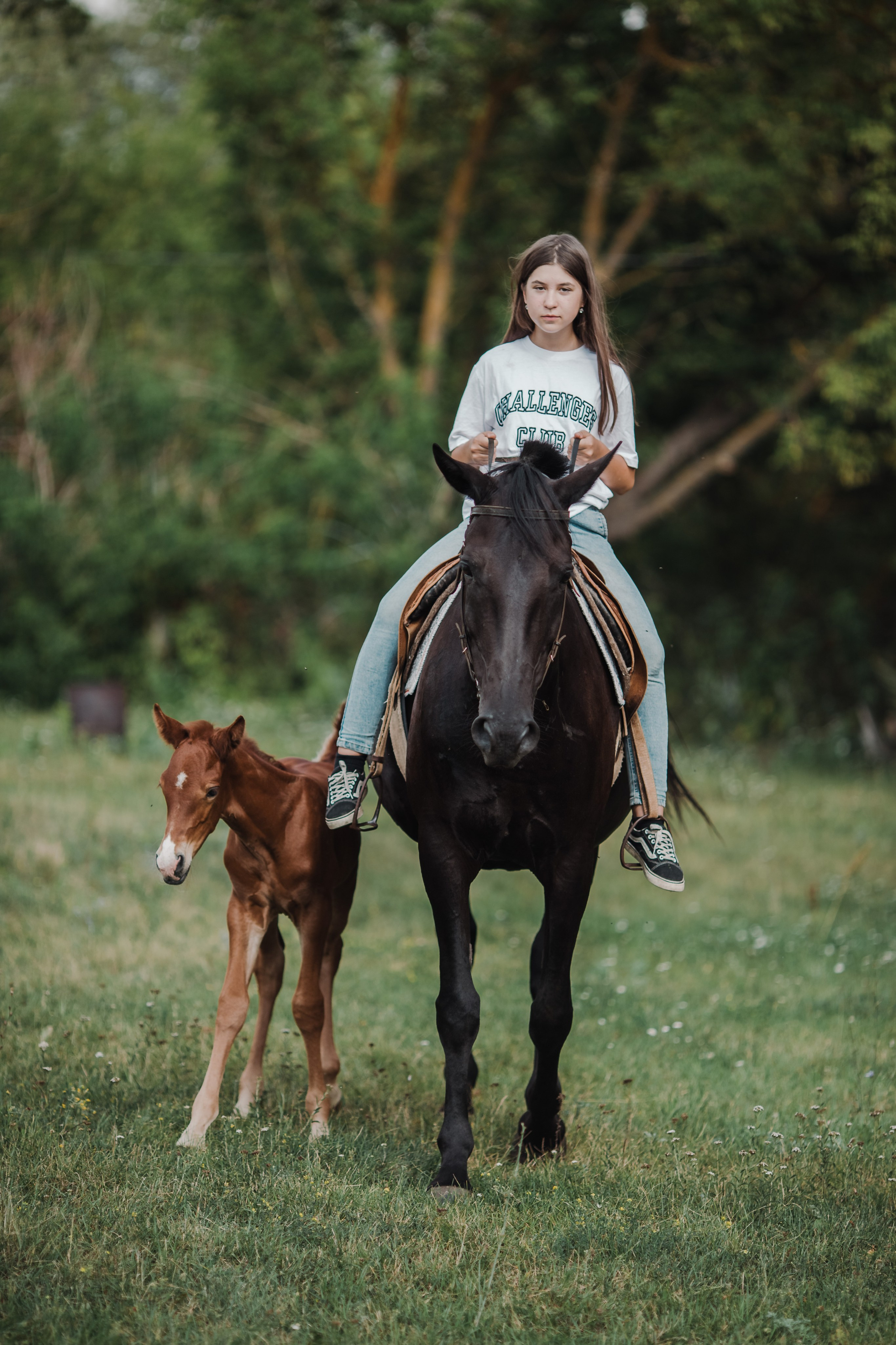 Семья на конной ферме. Свадебный и семейный фотограф Екатерина Бубнова