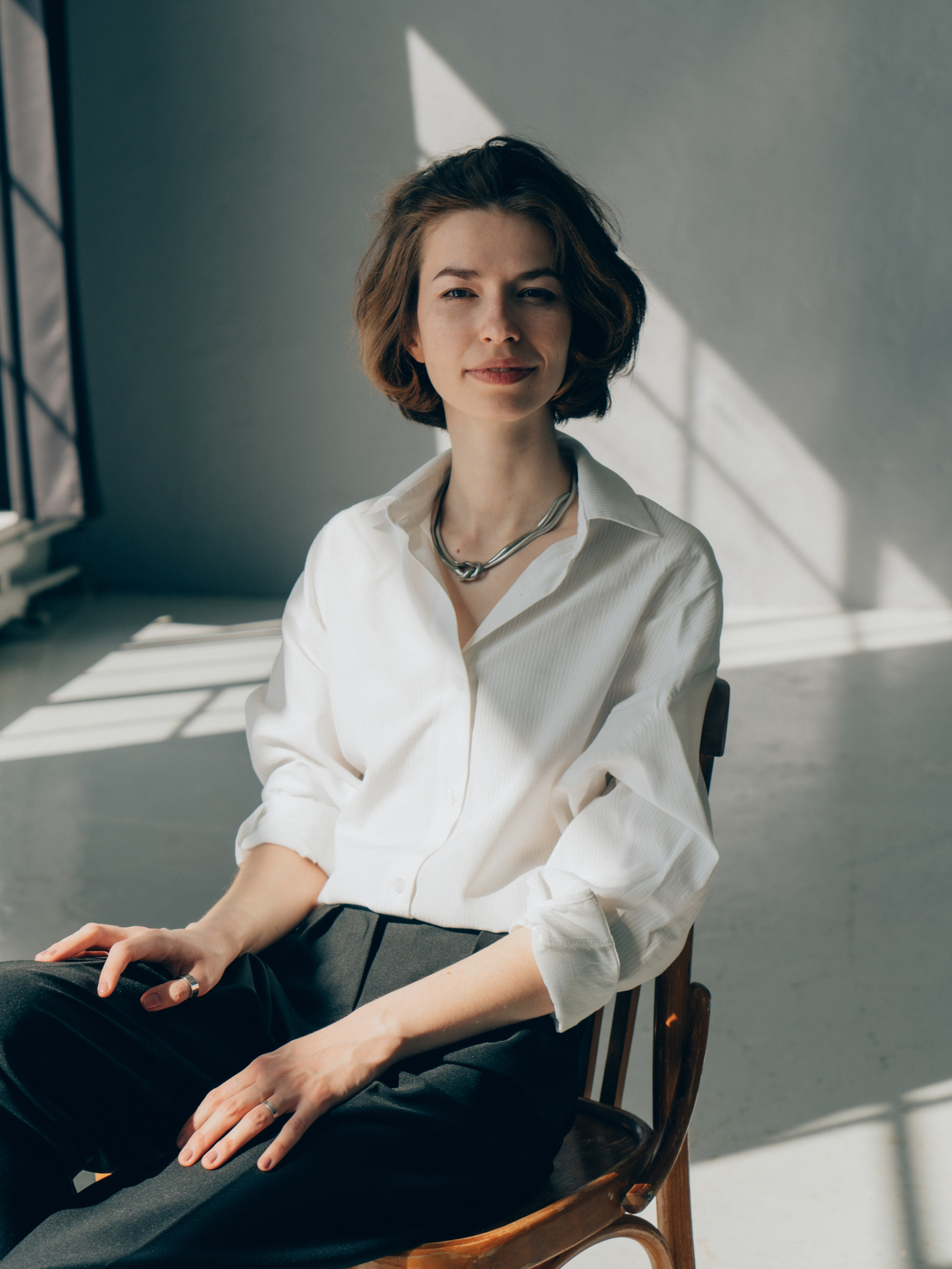 Портретная фотосессия для Полины в фотостудии. Светлана Гопанюк. Портретный фотограф. Санкт-Петербург. СПб