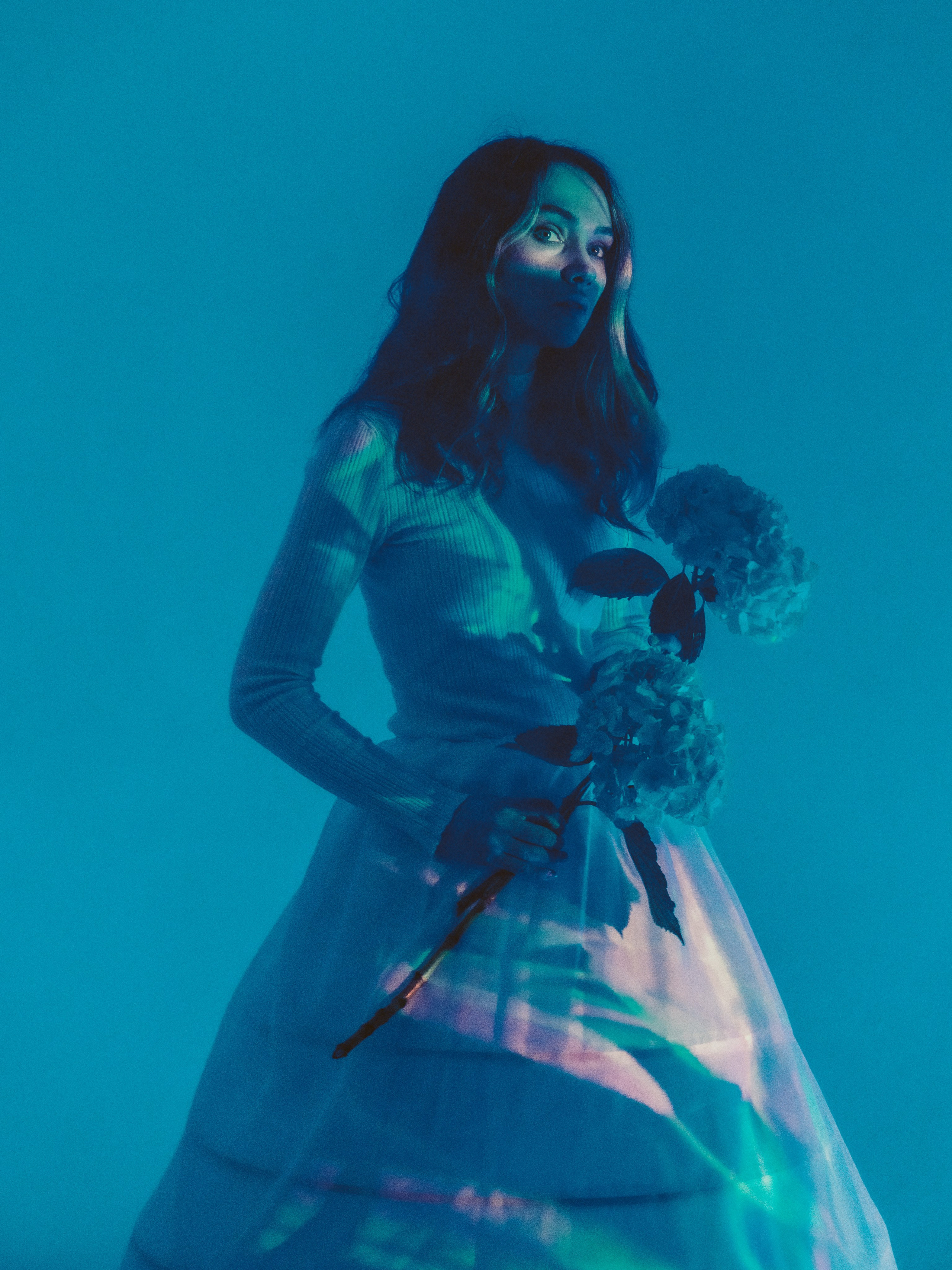 Портретная фотосессия с проектором в студии в Санкт-Петербурге. Светлана Гопанюк. Портретный фотограф. Санкт-Петербург. СПб