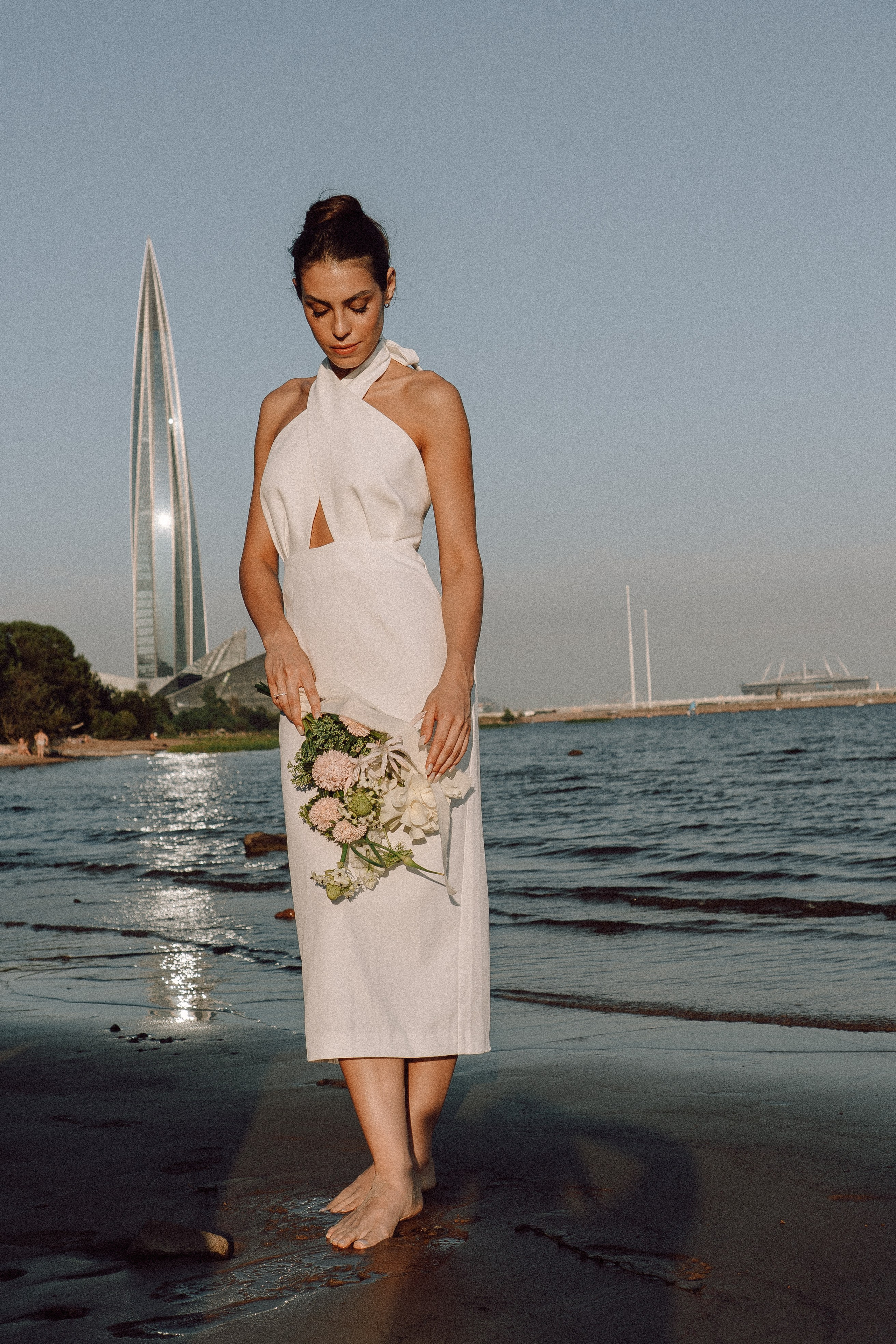 СВАДЕБНАЯ ФОТОСЕССИЯ ВЫЕЗДНОЙ ЦЕРЕМОНИИ (ФИНСКИЙ ЗАЛИВ). Профессиональный фотограф, Санкт-Петербург — Виктория Богомолова