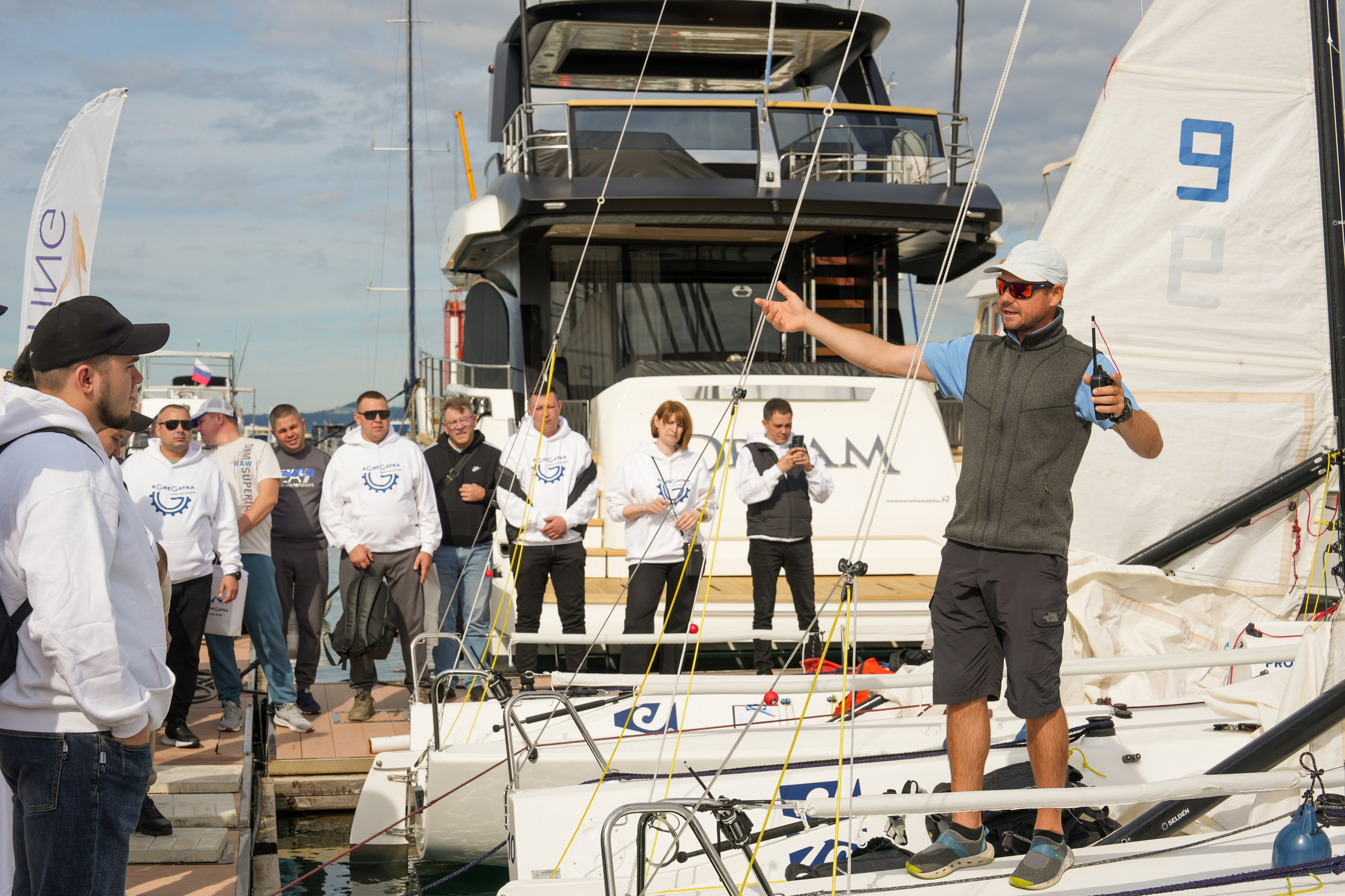 Яхтенная регата для компании Агрегатка. Репортажный фотограф в Красной Поляне и Сочи Павлюченко Екатерина