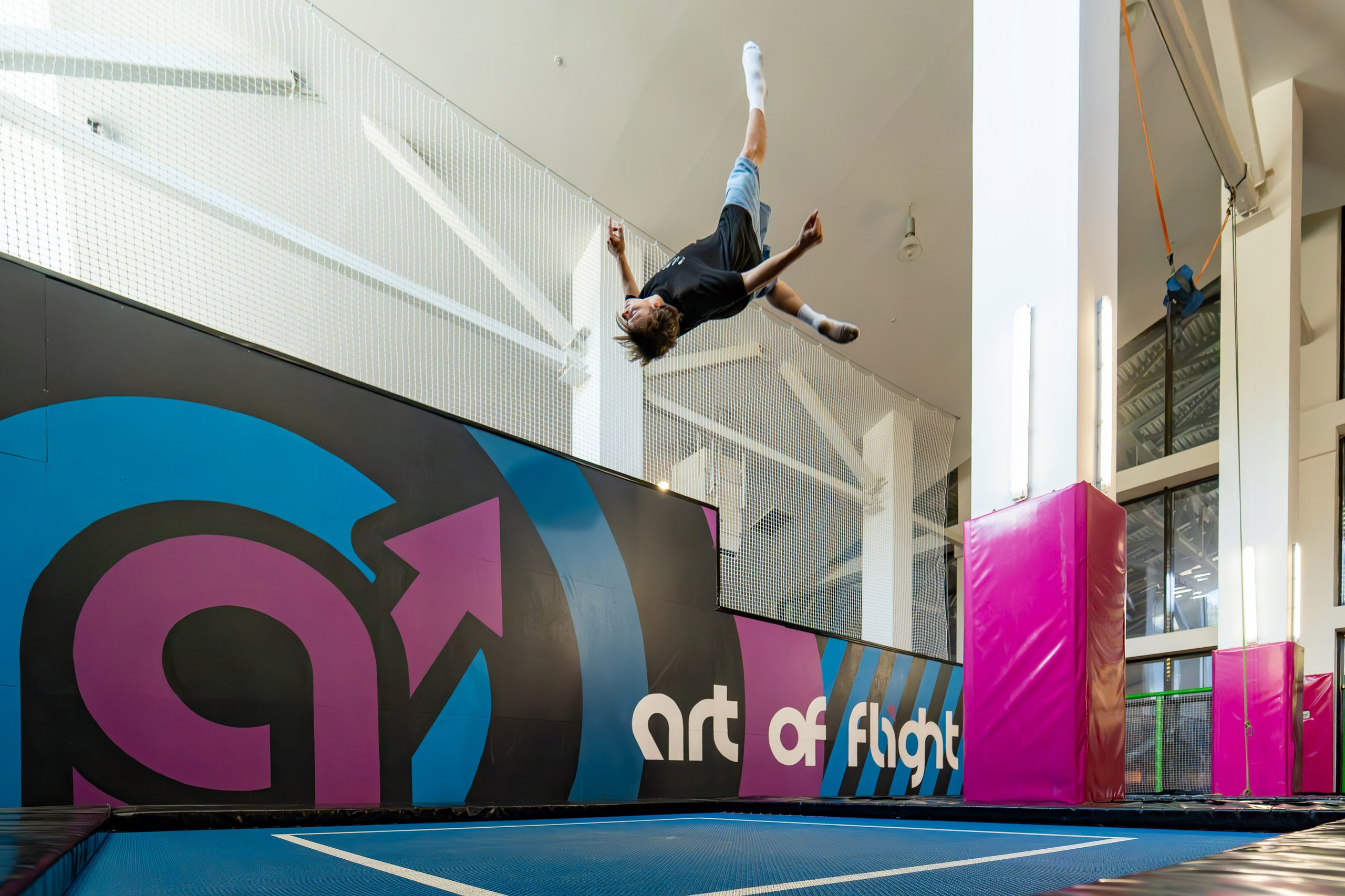 Контент съемка «Батутный центр Art of Flight». Репортажный фотограф в Красной Поляне и Сочи Павлюченко Екатерина