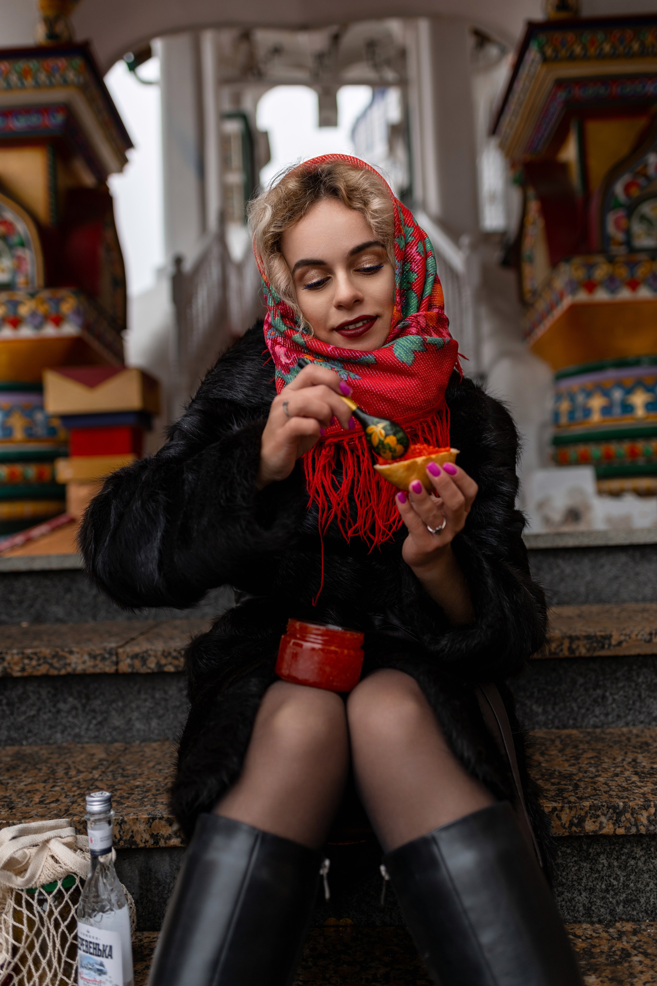 Юлия с икрой. Фотограф в Москве/Зарайске Шахова Марина