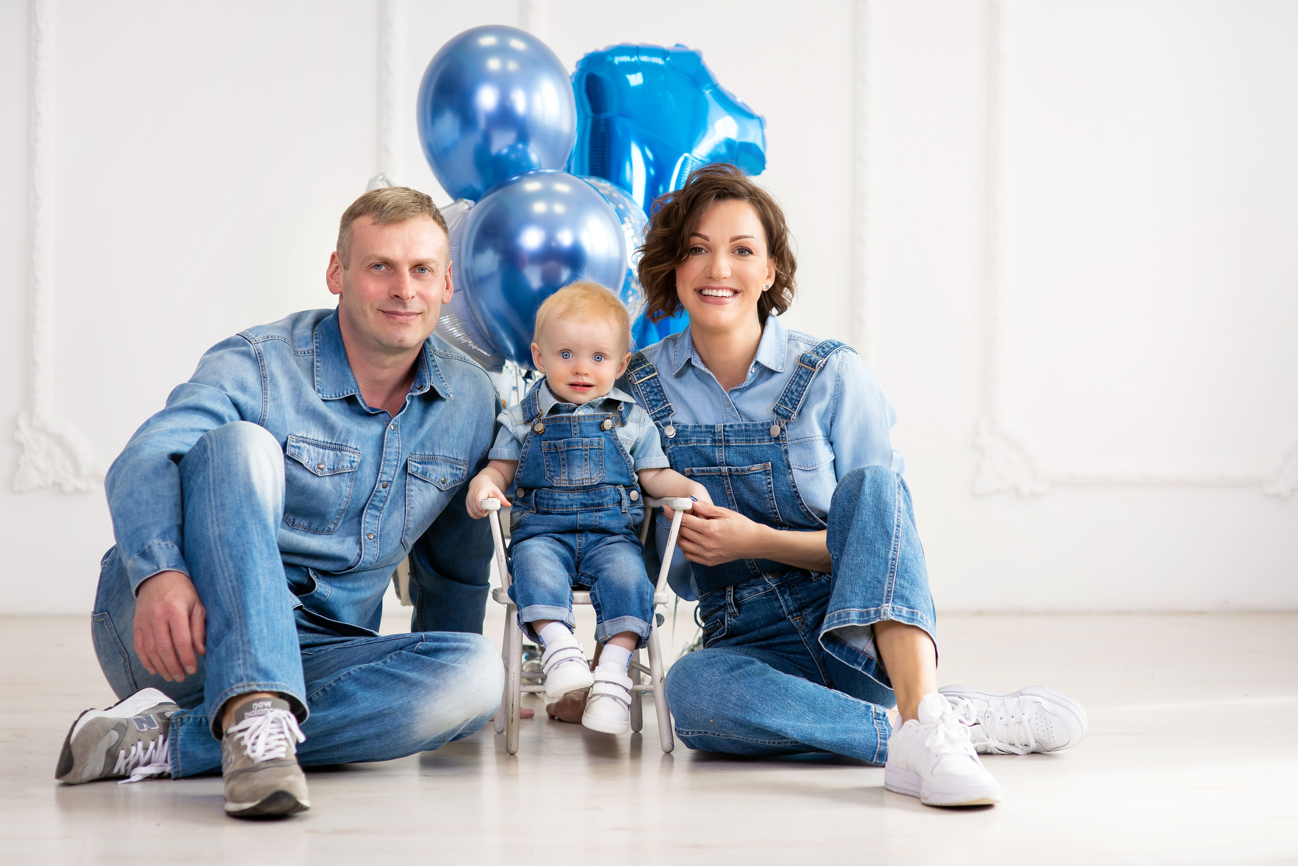 Семейная фотосессия в студии. Семейный и детский фотограф Подольск Наталья Шаляпина