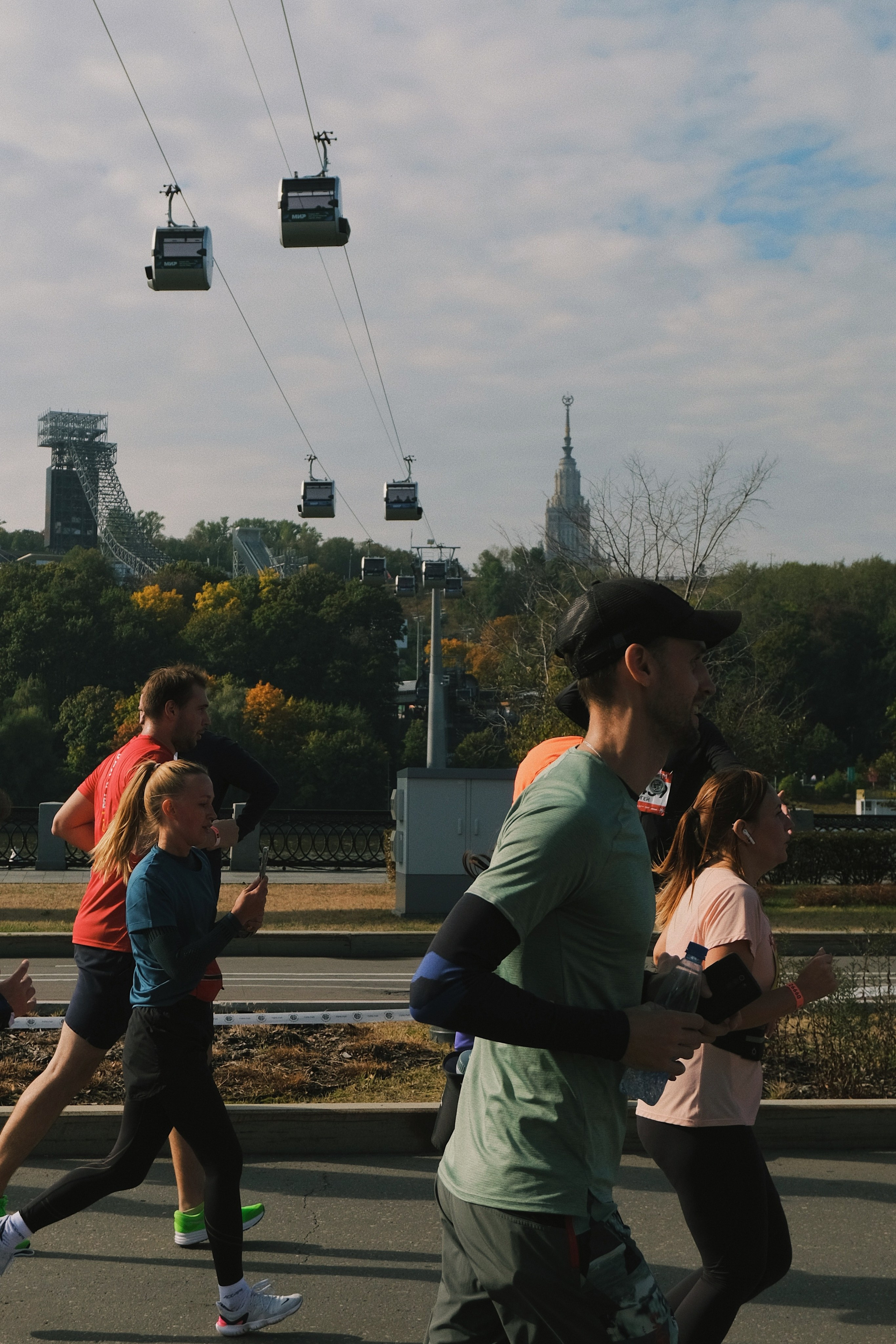 Московский марафон. Татьян гертье