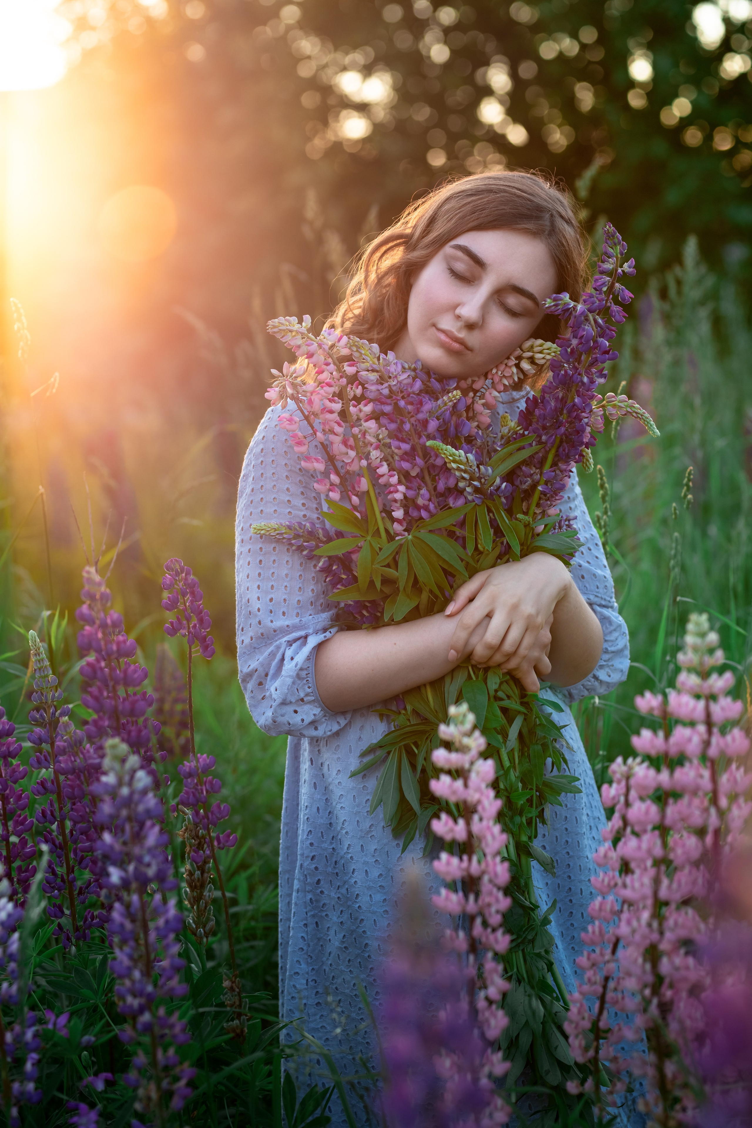 Люпины. Фотограф в Москве. Женские фотосессии, love-story, контент