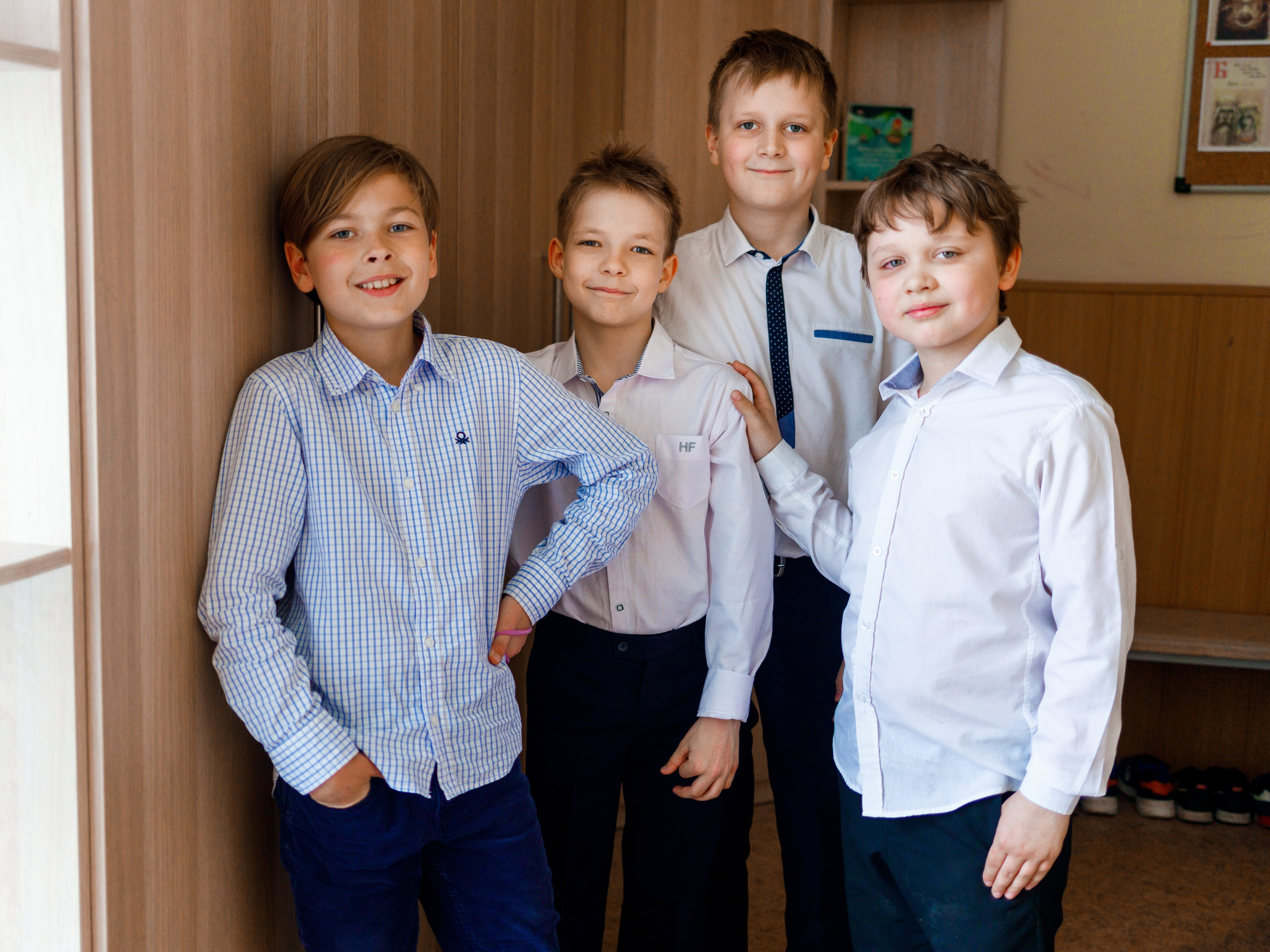 Школьные групповые 4-й класс. Репортажный фотограф Борис Геер