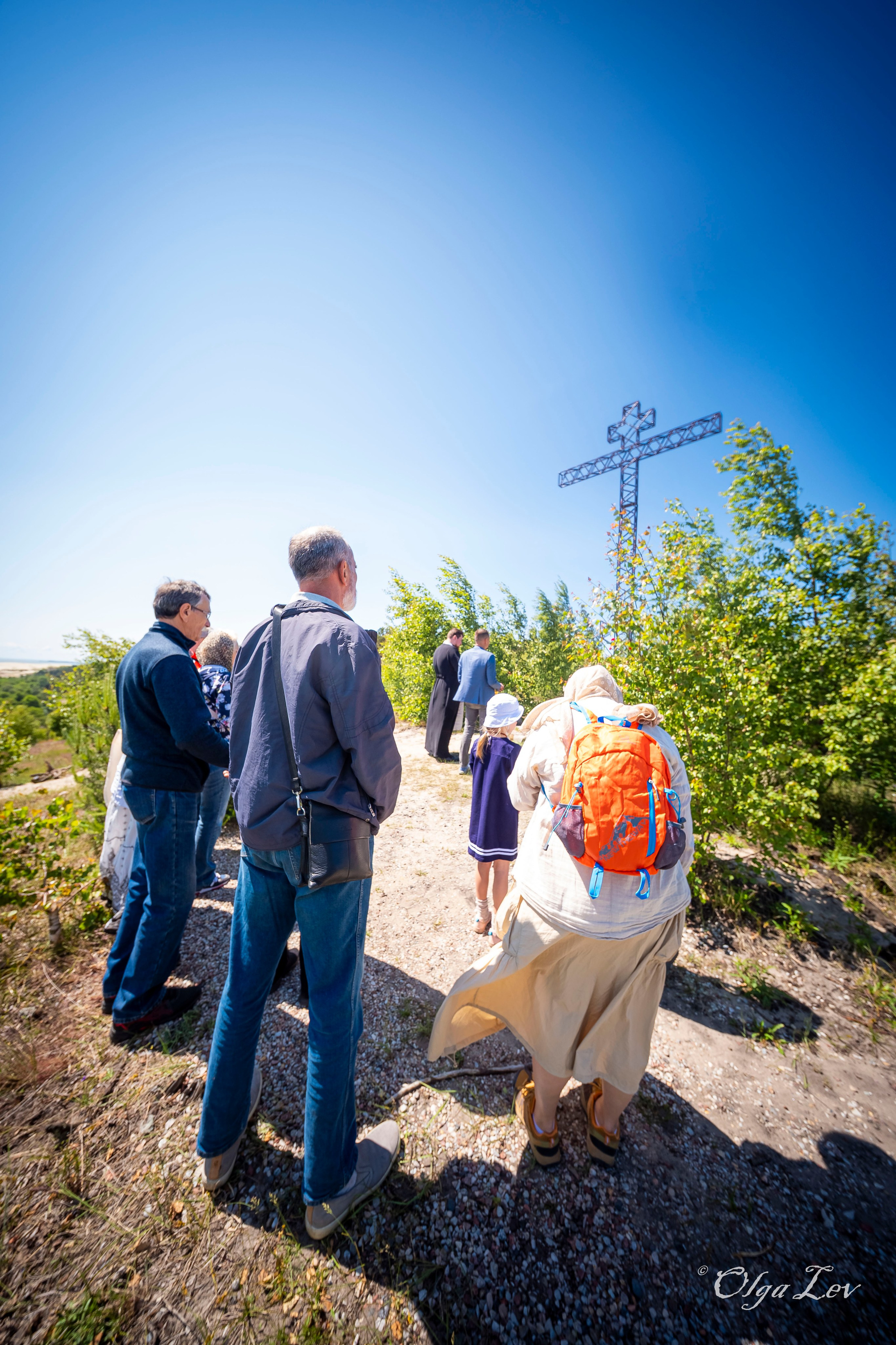 Освящение Поклонного Креста в поселке Морское Калининградской области. Сфотографируй мою душу!