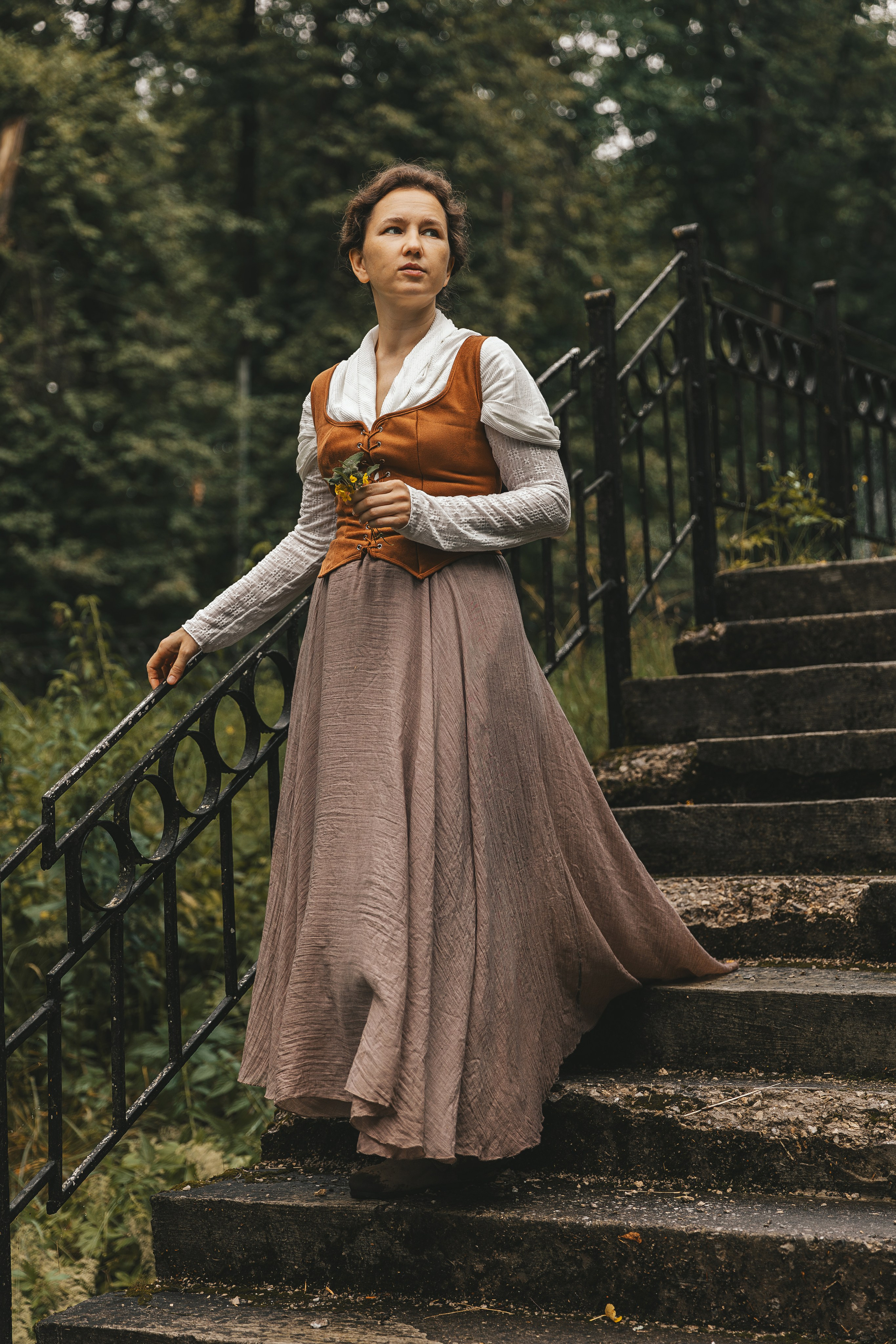 Женский портрет в историческом образе. Семейный и женский фотограф в Москве Надежда Воробьева