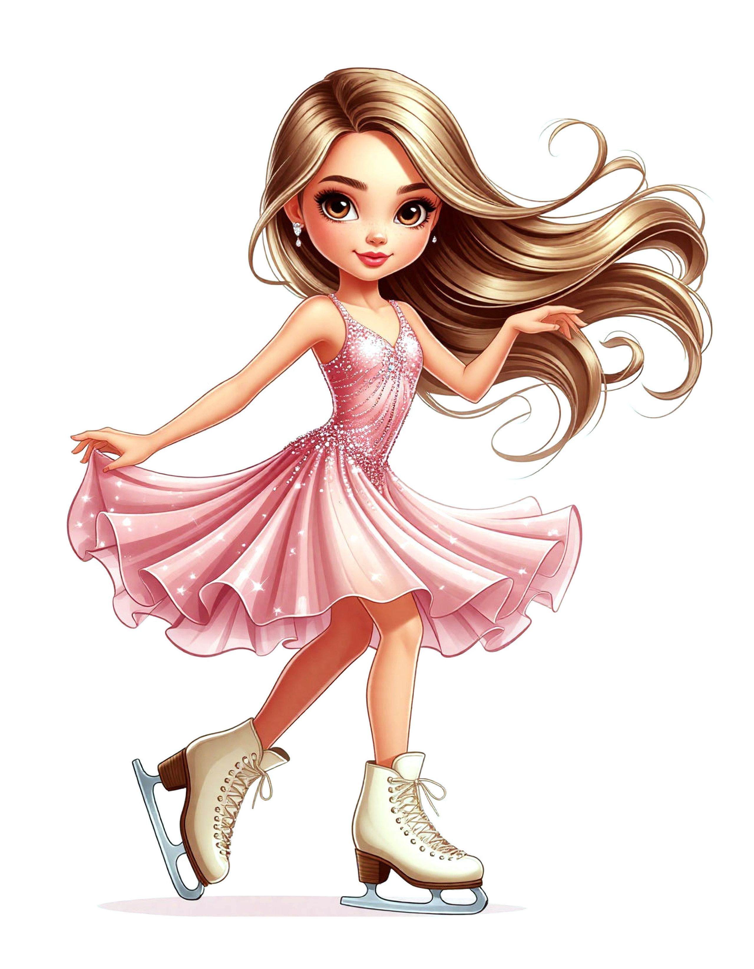 ФК девочки на белом фоне. Фигурное катание для взрослых и детей на Васильевском 🌟