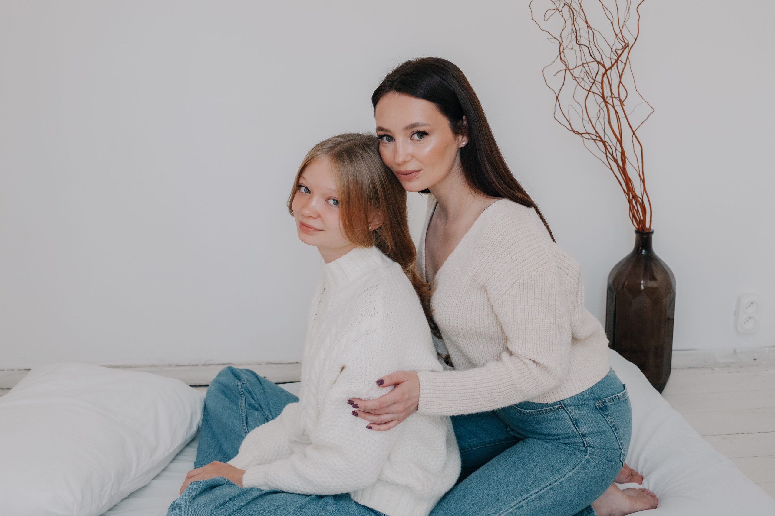 Полина и Мария (Видное студия У подруг). Семейный и свадебный фотограф Видное Москва Екатерина Пятова