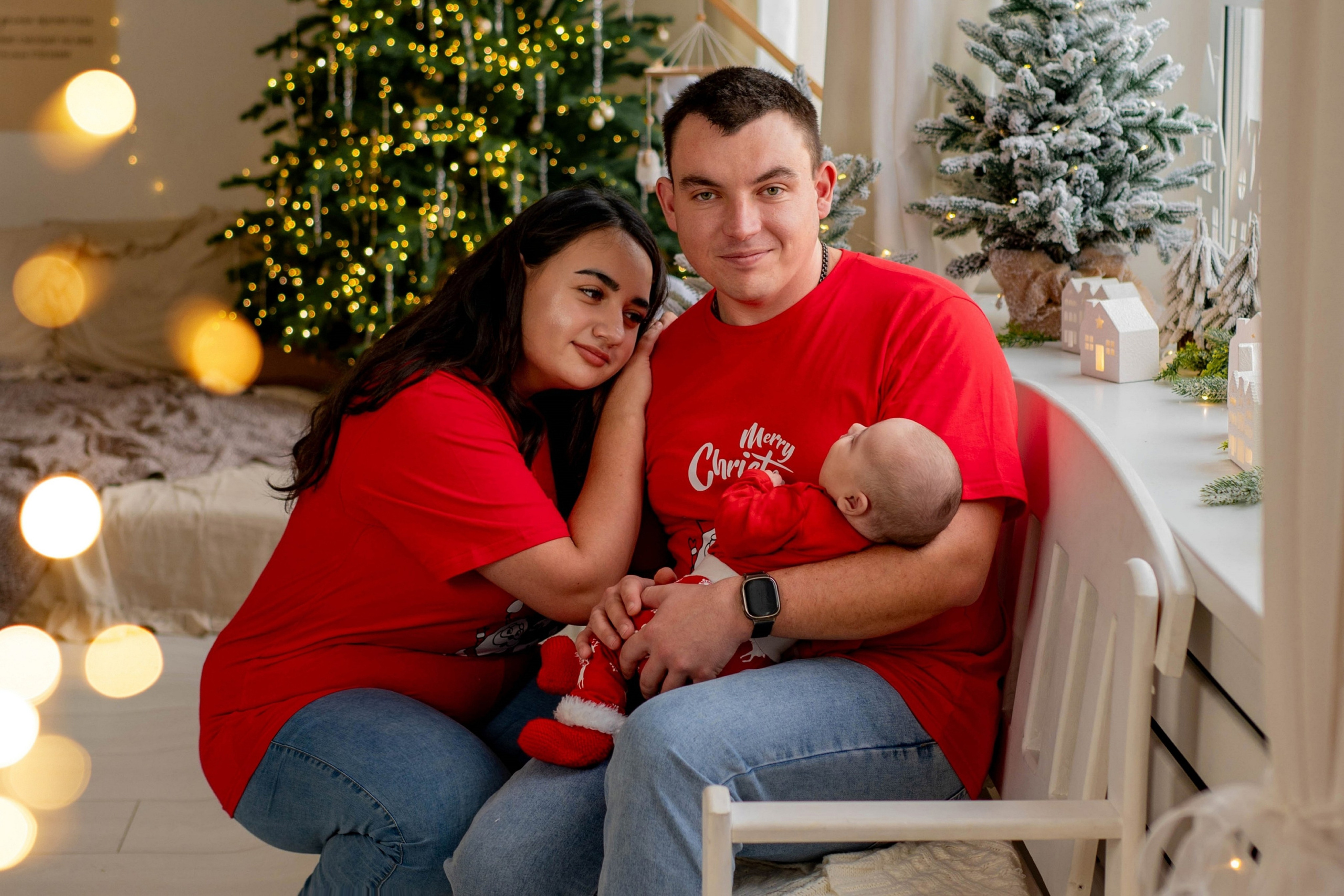 Марина и Дмитрий со своей малышкой. Семейный и свадебный фотограф в Абакане Юлия Су