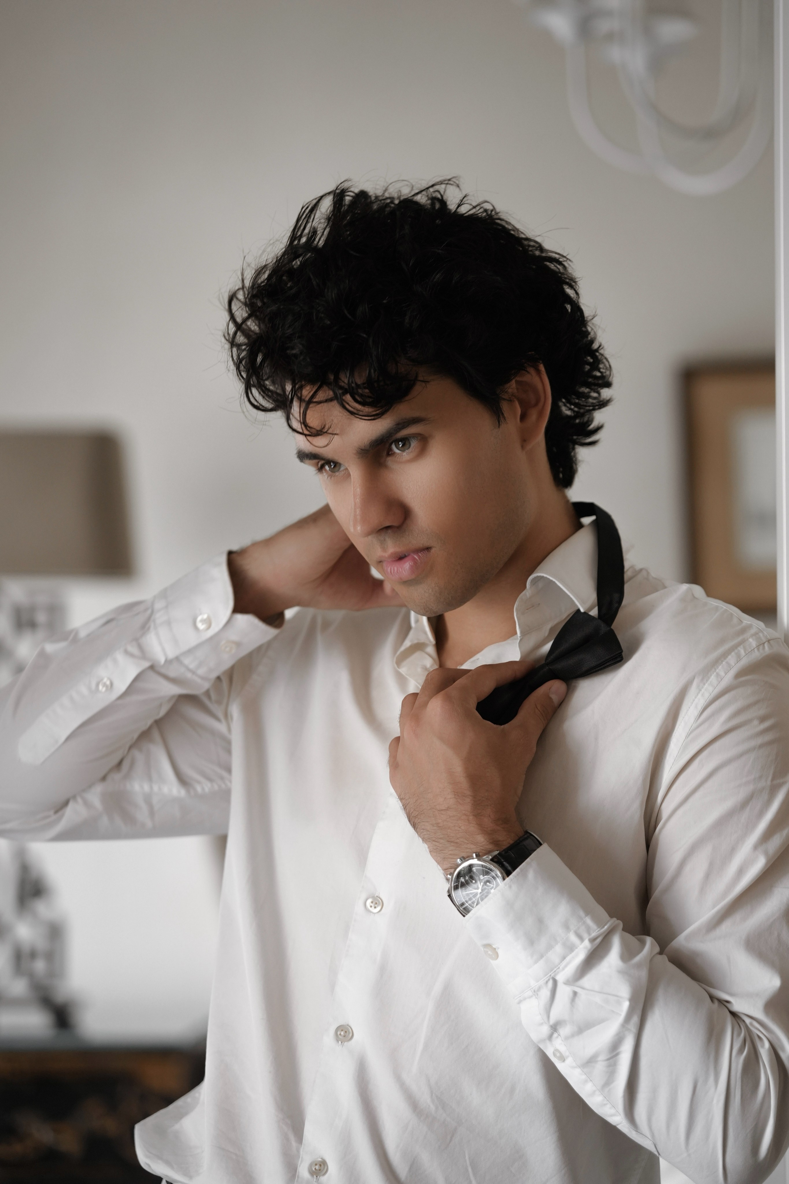 Свадебная фотосессия утра невесты и жениха в отеле Амбассадори