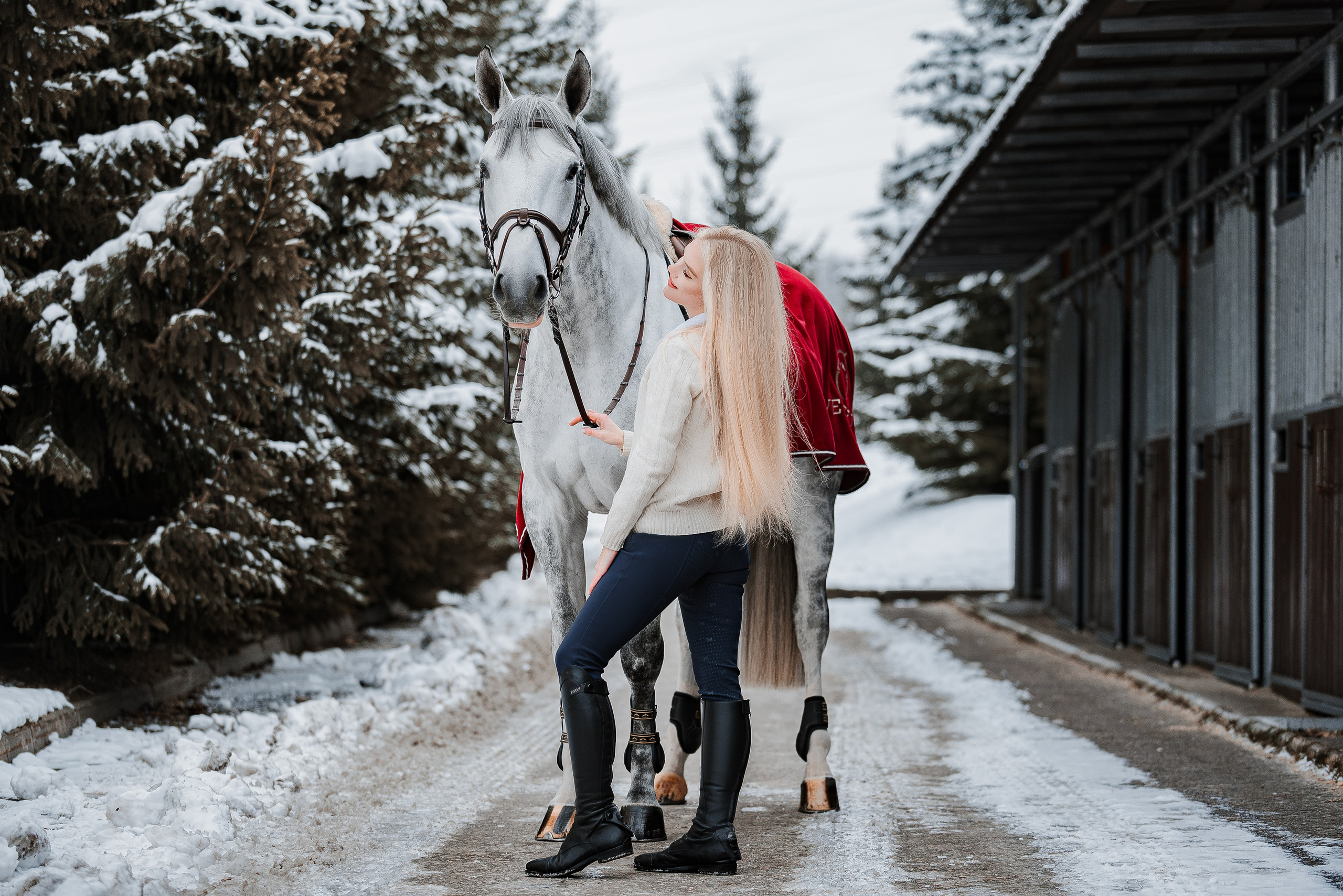 Анастасия и Соперник. Куракина Дарья • Конный фотограф