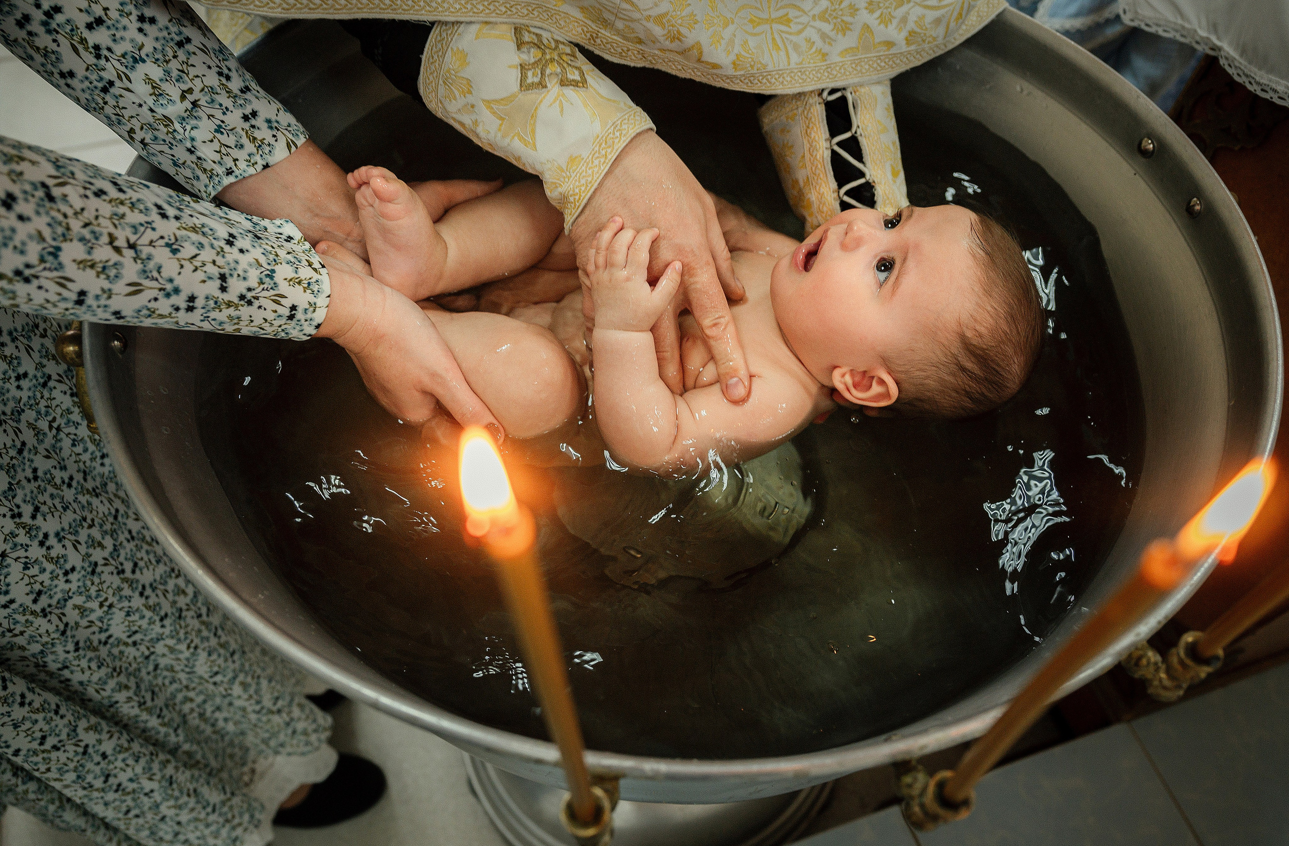 Вёшенская крещение Антонины. Фотограф Алёна Мил