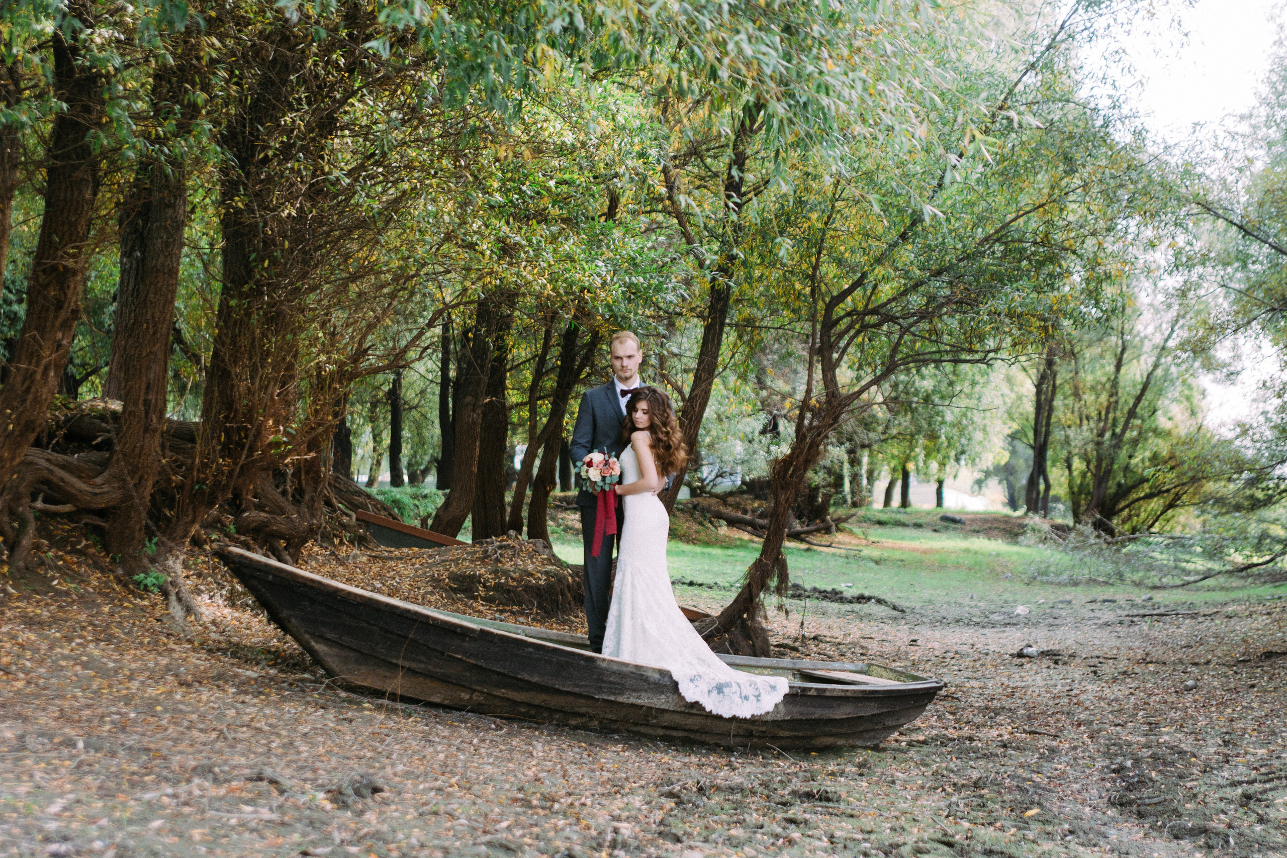 Солнце, яблоки и лодка. Фотограф Серафим Крюков