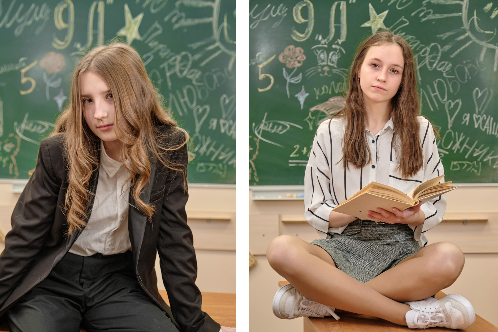 Выпускной альбом 9 класс. Фотосессия класса для фотоальбома