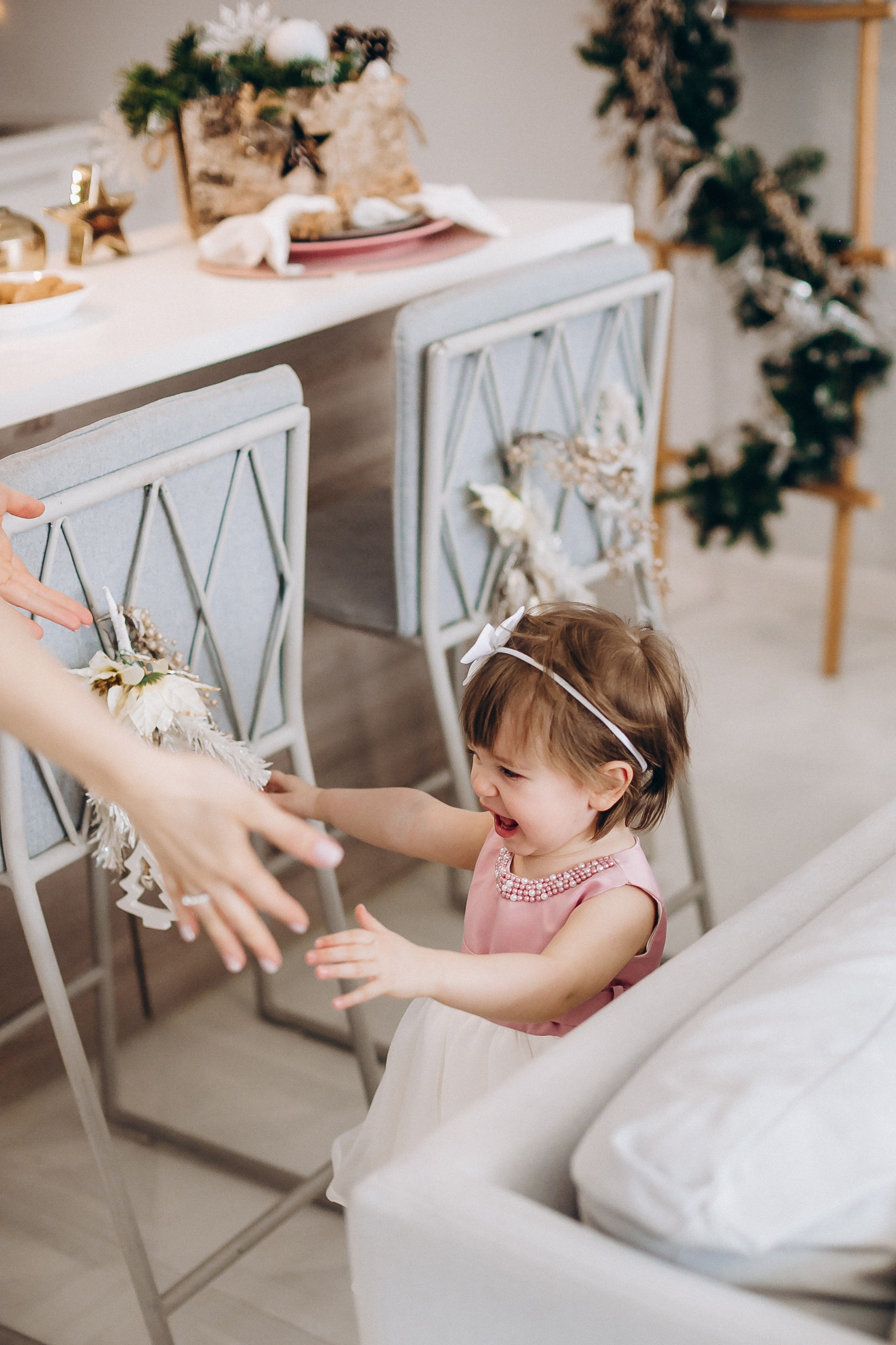 Новогодняя фотосессия в студии. Семейный, детский и школьный фотограф в Москве Рудницкая Анна