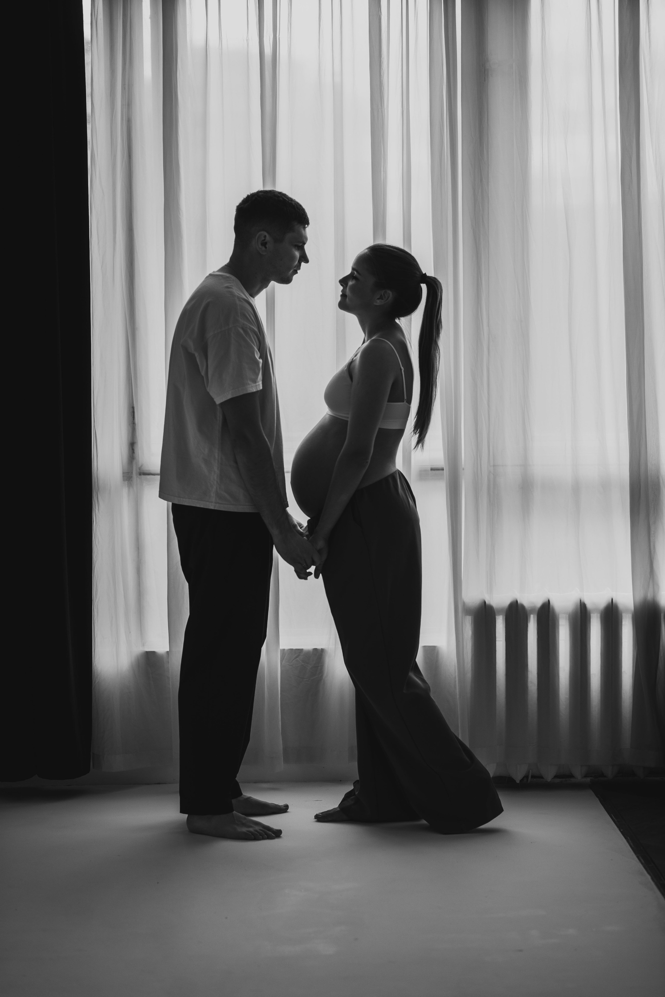 Фотосессия беременности в студии. Семейный фотограф в Домодедово и Москве Елена Пичугина