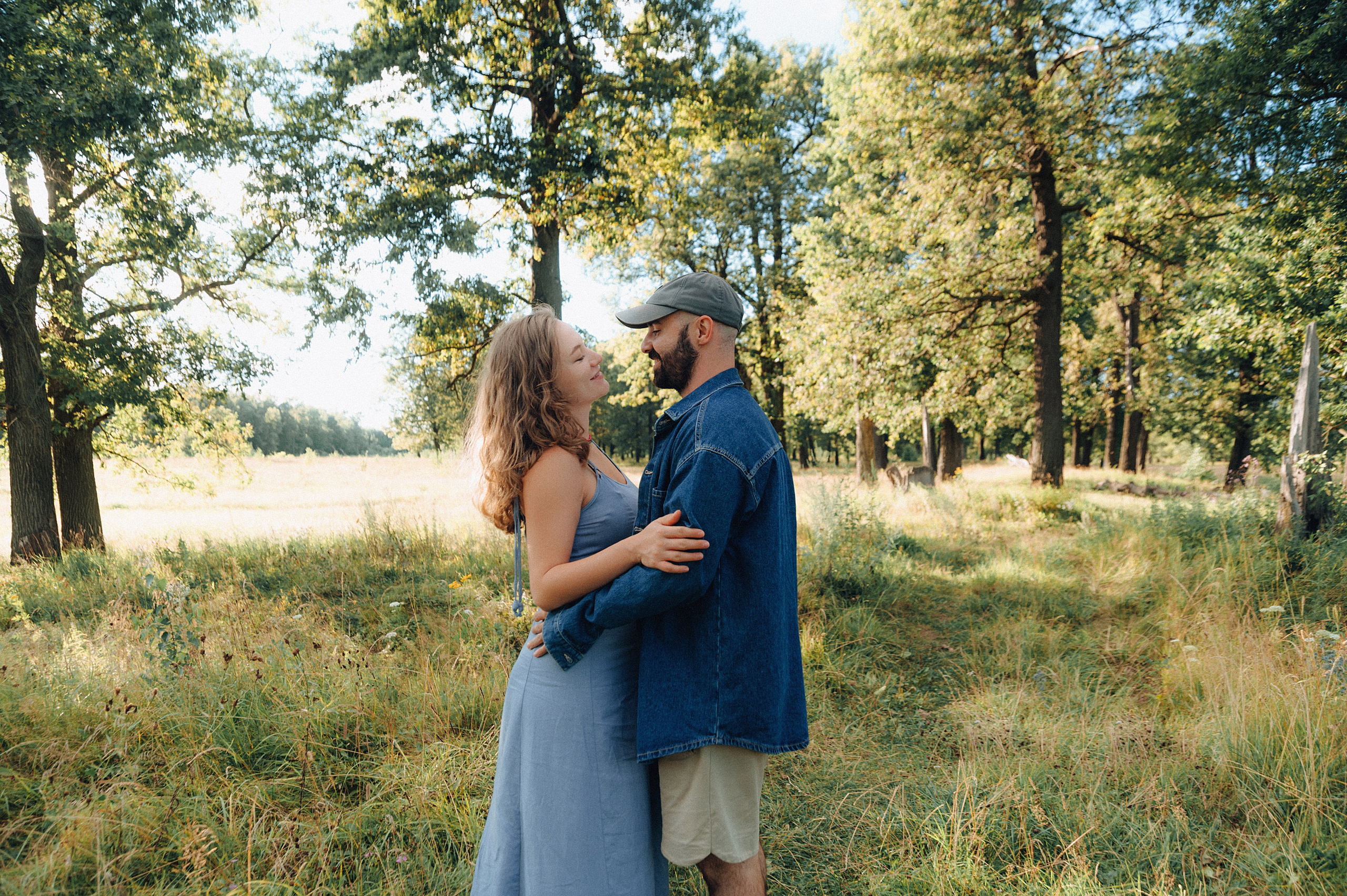 Лес.закат.Вика и Денис. Детский и семейный фотограф Катерина Мишина