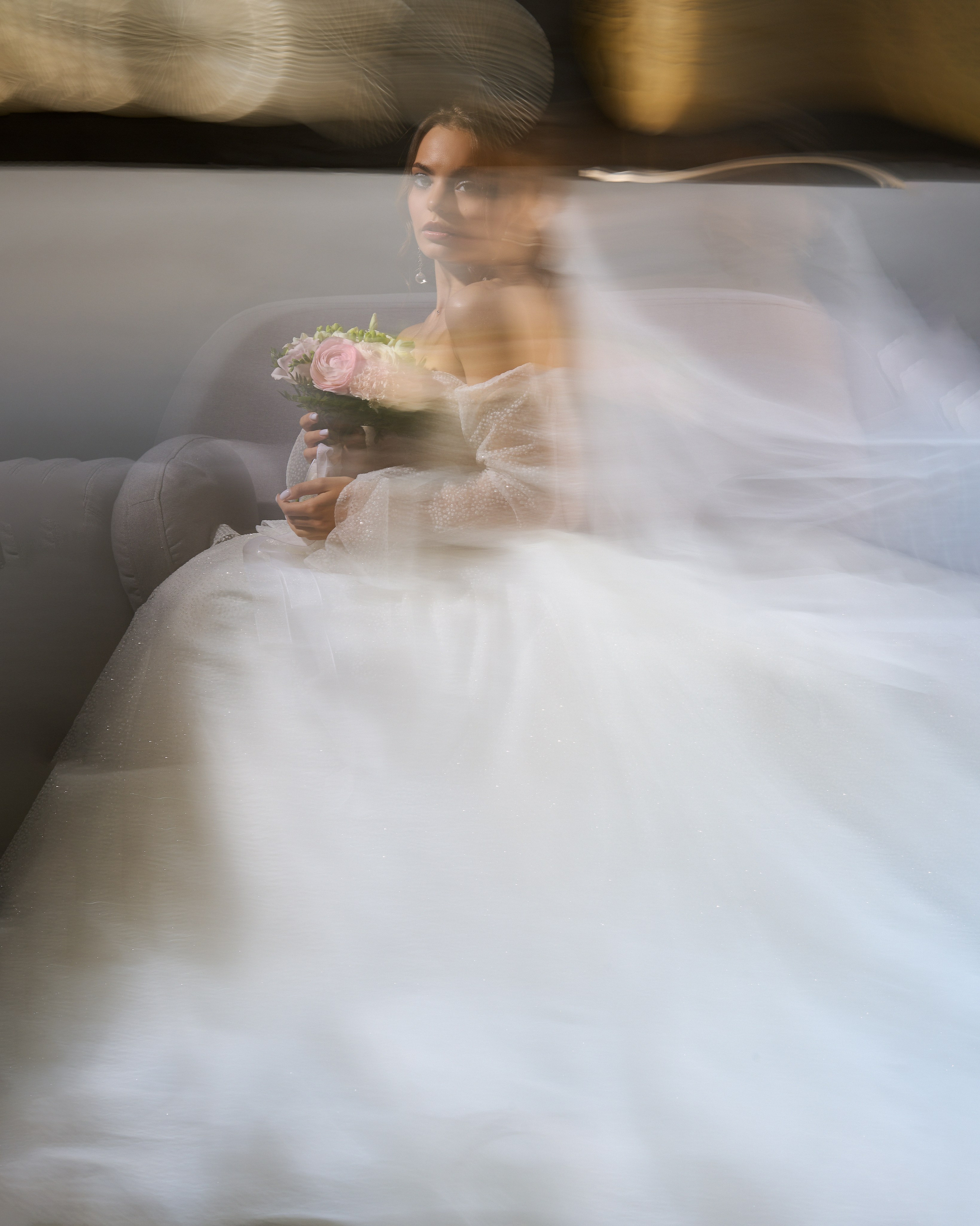 Свадебная съёмка в фотостудии