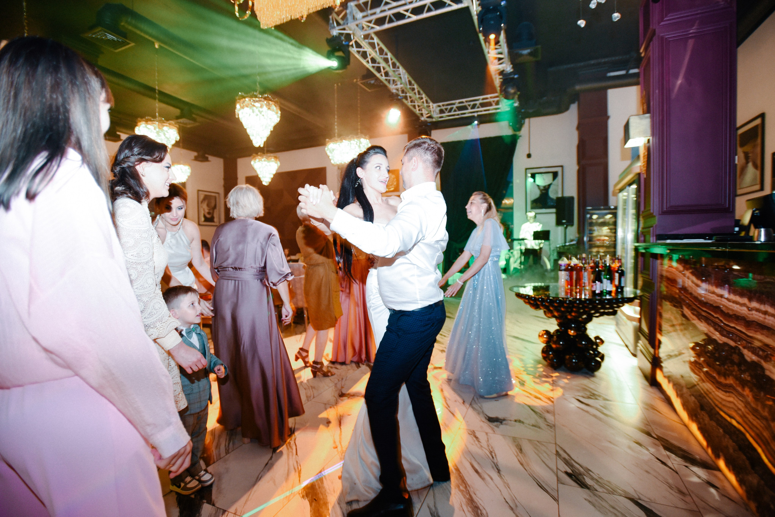 Виктор и Ангелина Банкет на 100 гостей Ресторан Segreto. Фотограф Лола Волна, город Москва