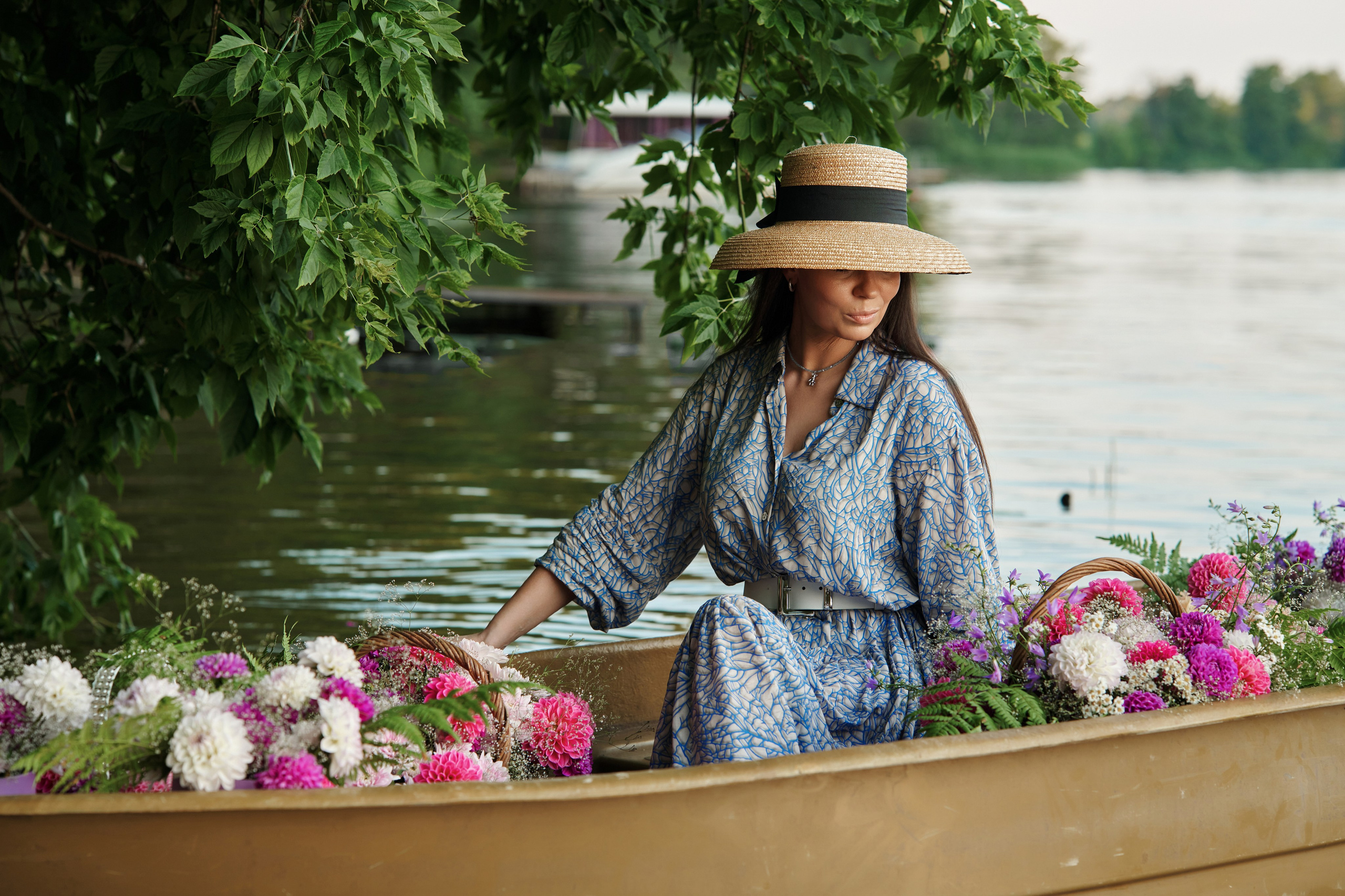 Фотопроект в лодке. Фотограф в Воронеже Тазаева Светлана