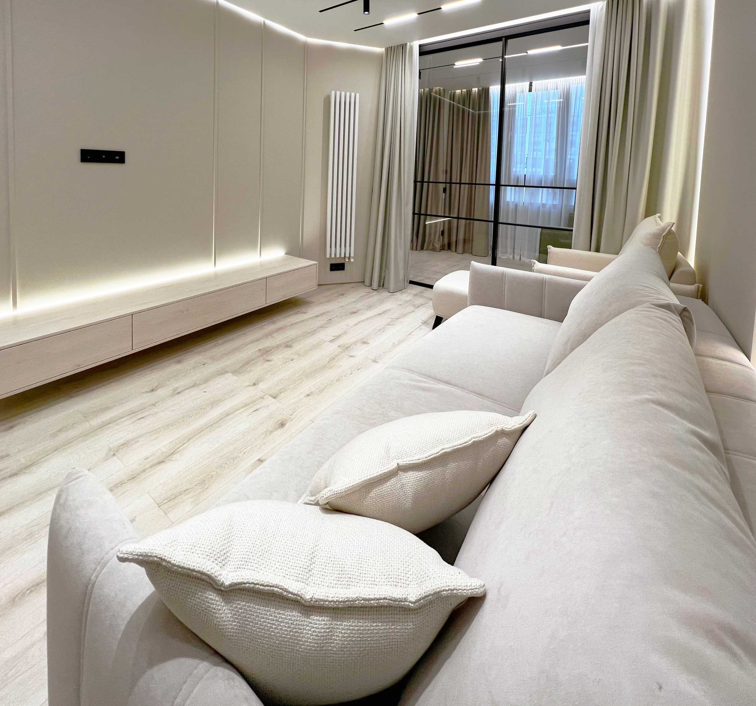 Квартира 67,6 м². Дизайнер интерьера Малюгина Ксения Санкт-Петербург