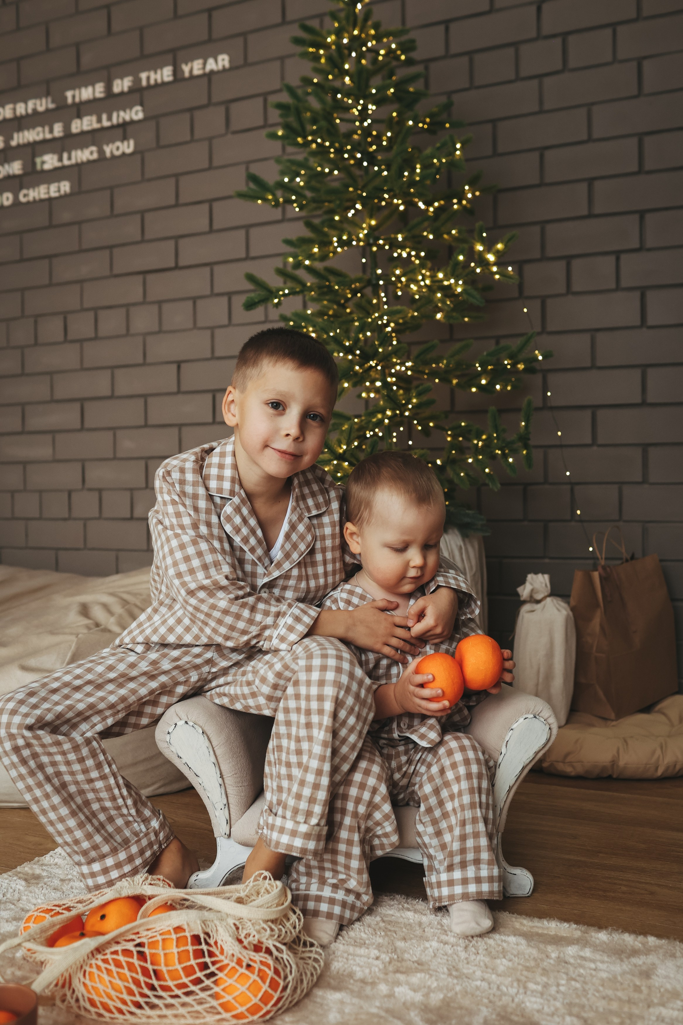 Новый год новогодняя фотосессия семейная фотосесиия. Фотограф Владимир Москва