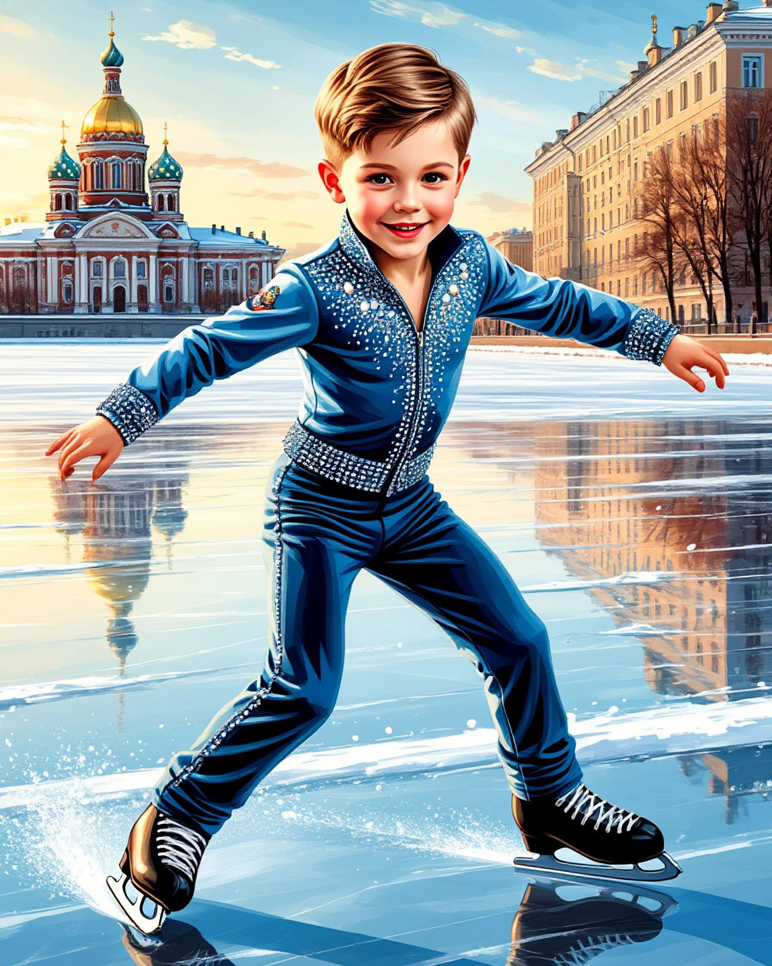 ФК мальчики с ФОНОМ. Фигурное катание для взрослых и детей на Васильевском 🌟
