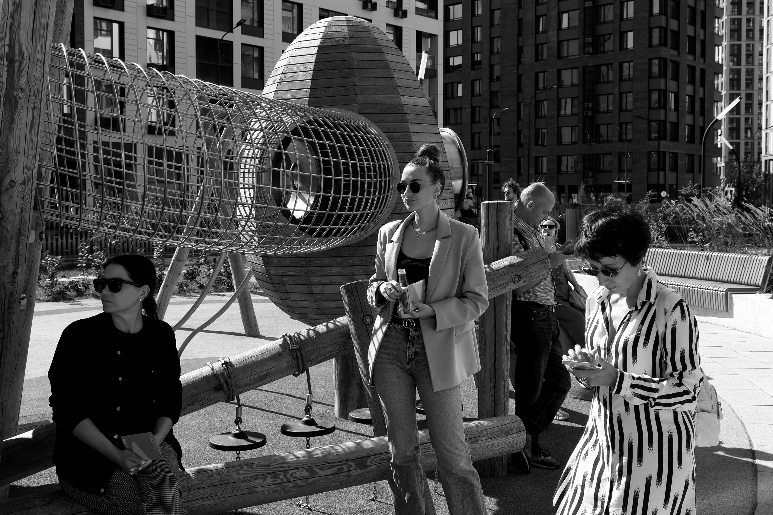 Пресс-тур благоустройства жилого комплекса Nagatino i-Land от Бюро А4. Михаил Мулач | Архитектурный фотограф