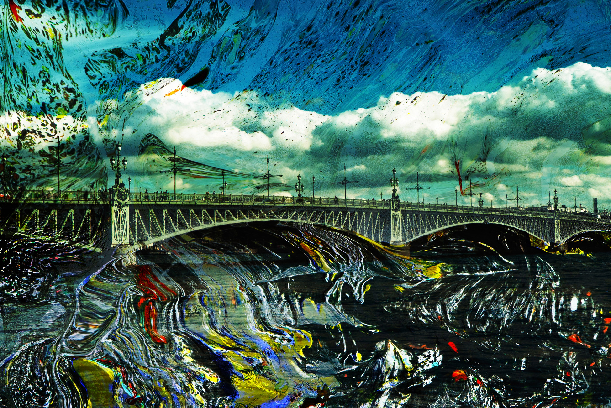 Троицкий мост, вид с Петроградской стороны