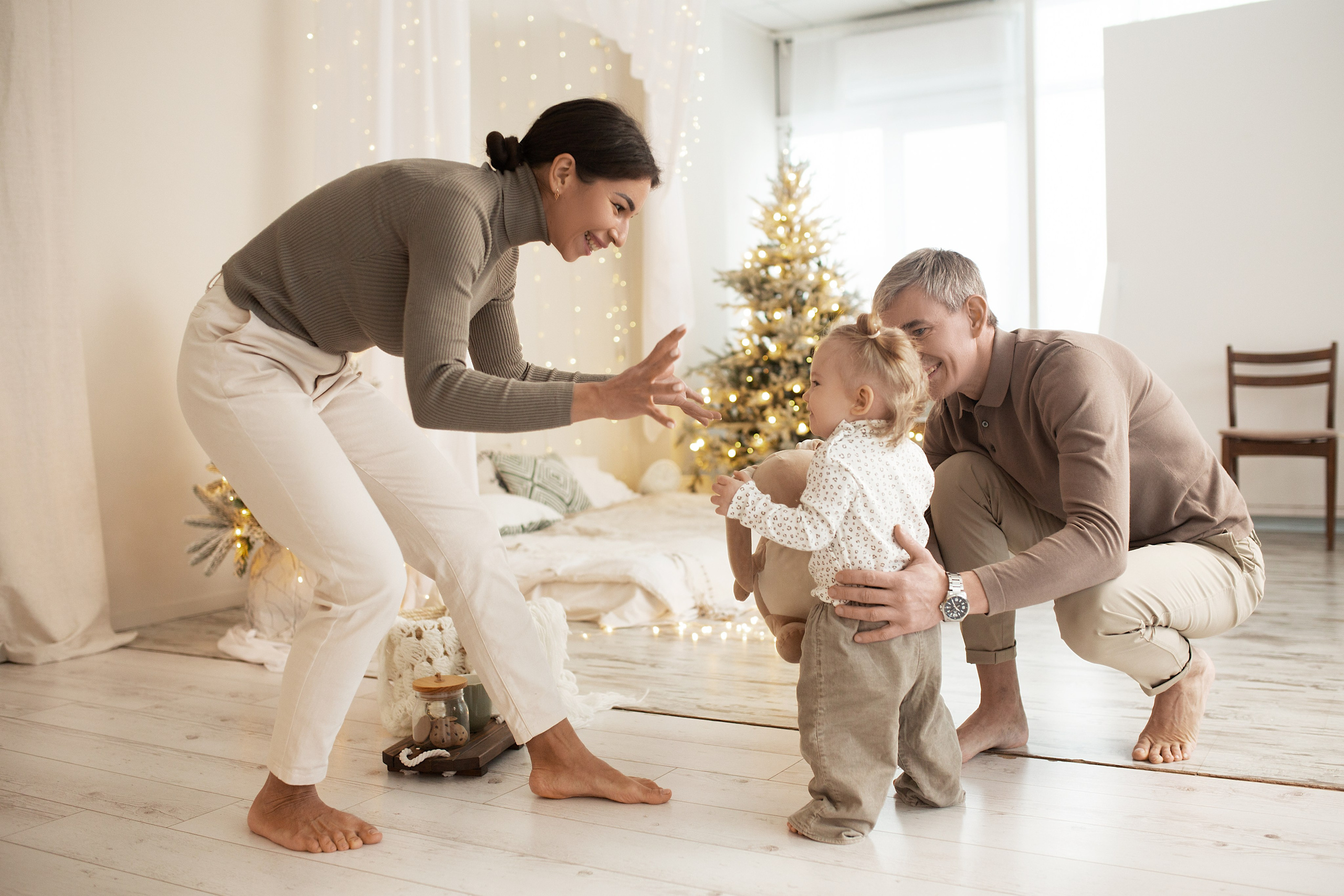 Дарья, Сергей и Оливия. Фотограф Алина Кучумова