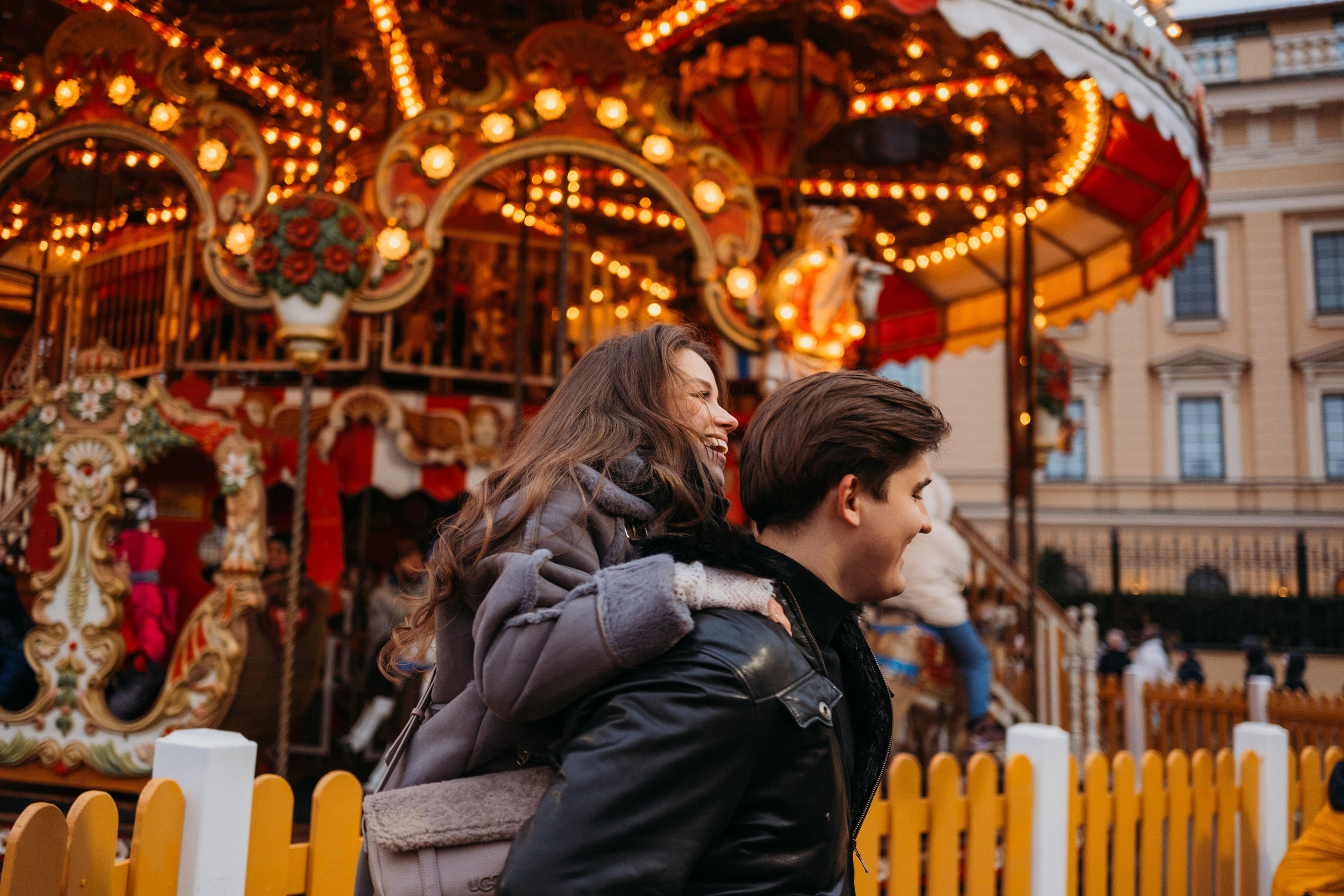 Аня и Даня: новогодняя прогулка. Семейный и детский фотограф в Санкт-Петербурге