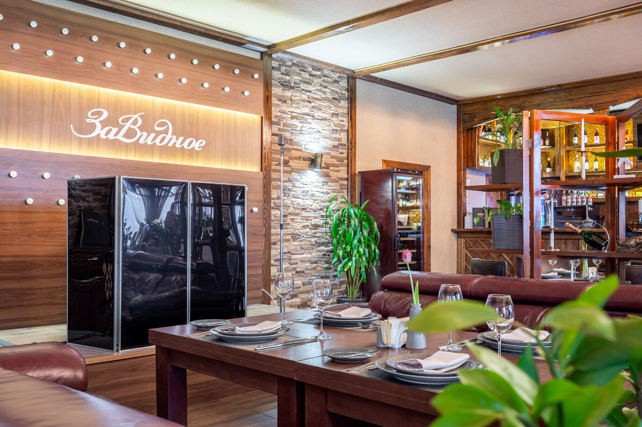 Ресторан «ЗаВидное». Интерьерный Фотограф Москва Криста FLY Труфанова