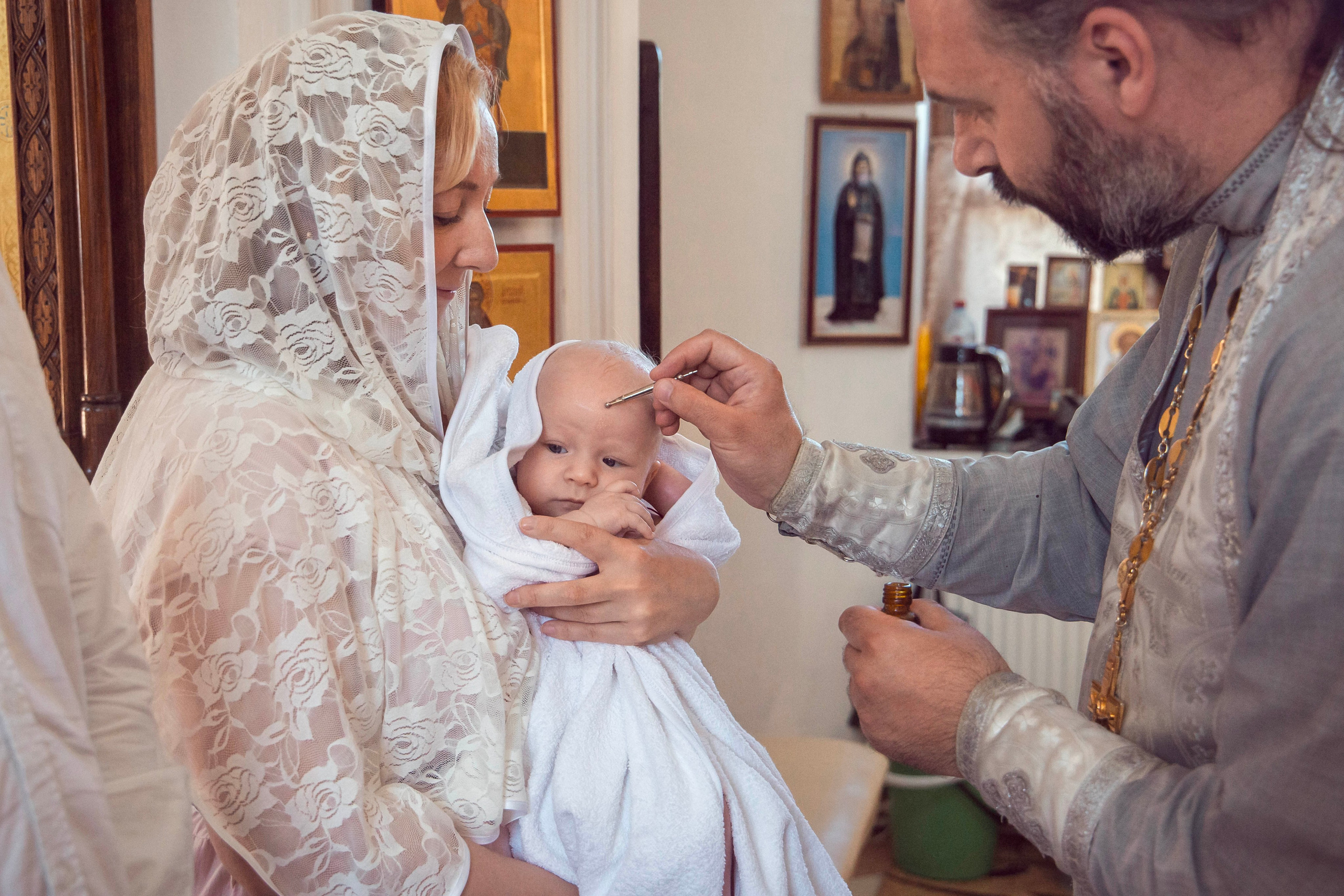 Крещение Арины в Церкви Николая Чудотворца в Грабцево