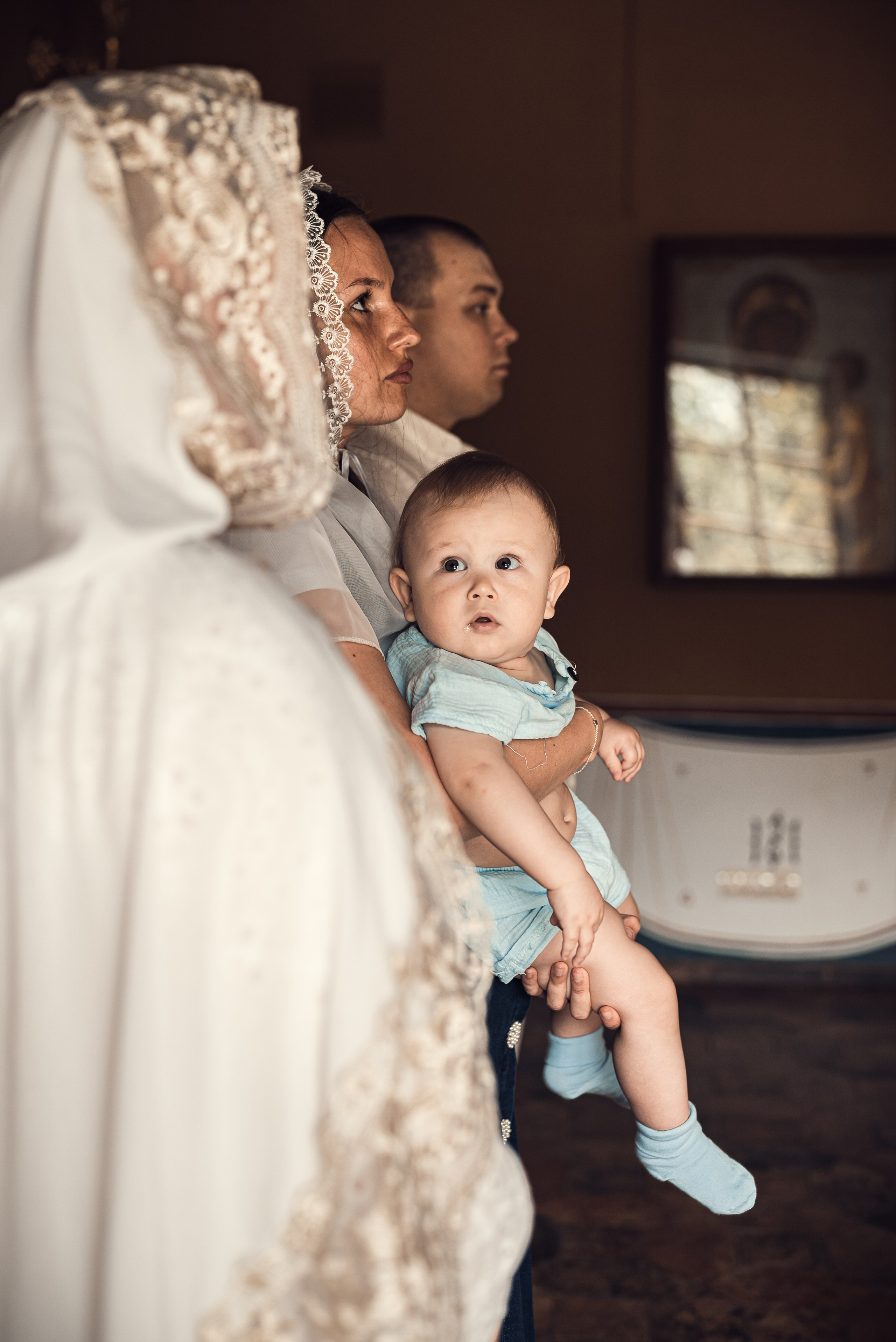 Крещение Александра. Семейный и детский фотограф Москва