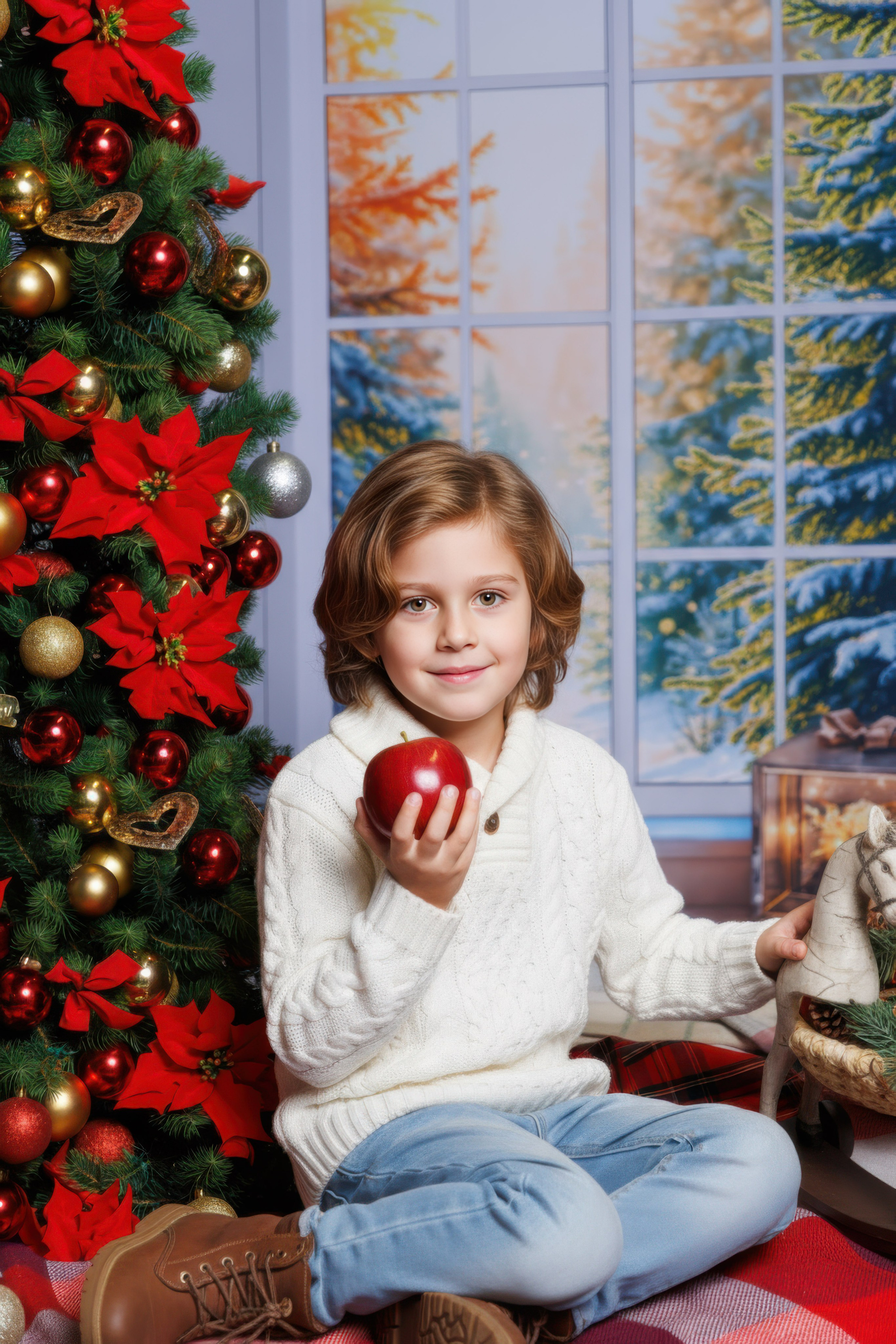 Рождество. Детская фотостудия Москва