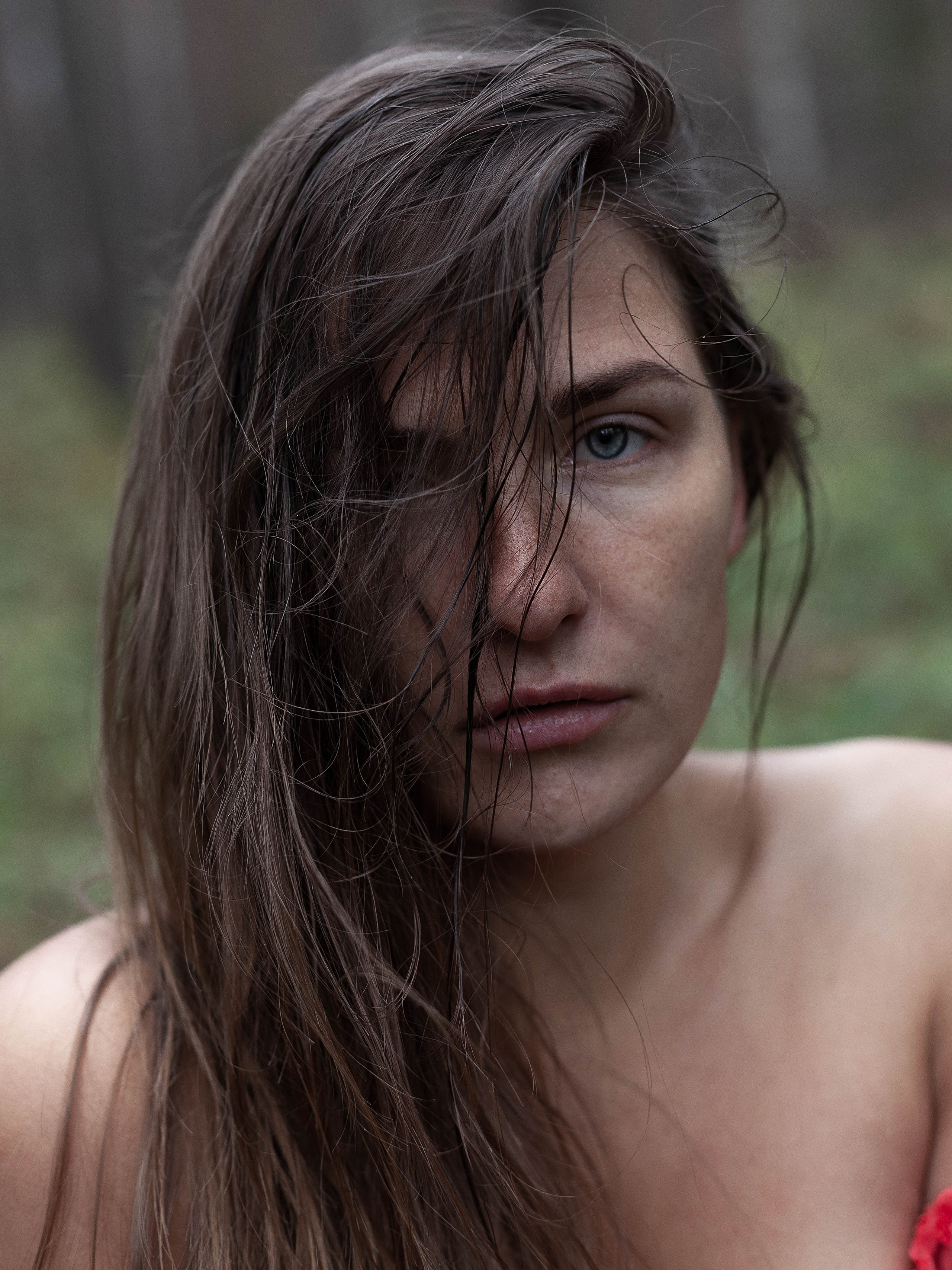 Лес Холод Октябрь. Ню Фотограф Александр Касымов Москва, фотосессии, Химки фотограф