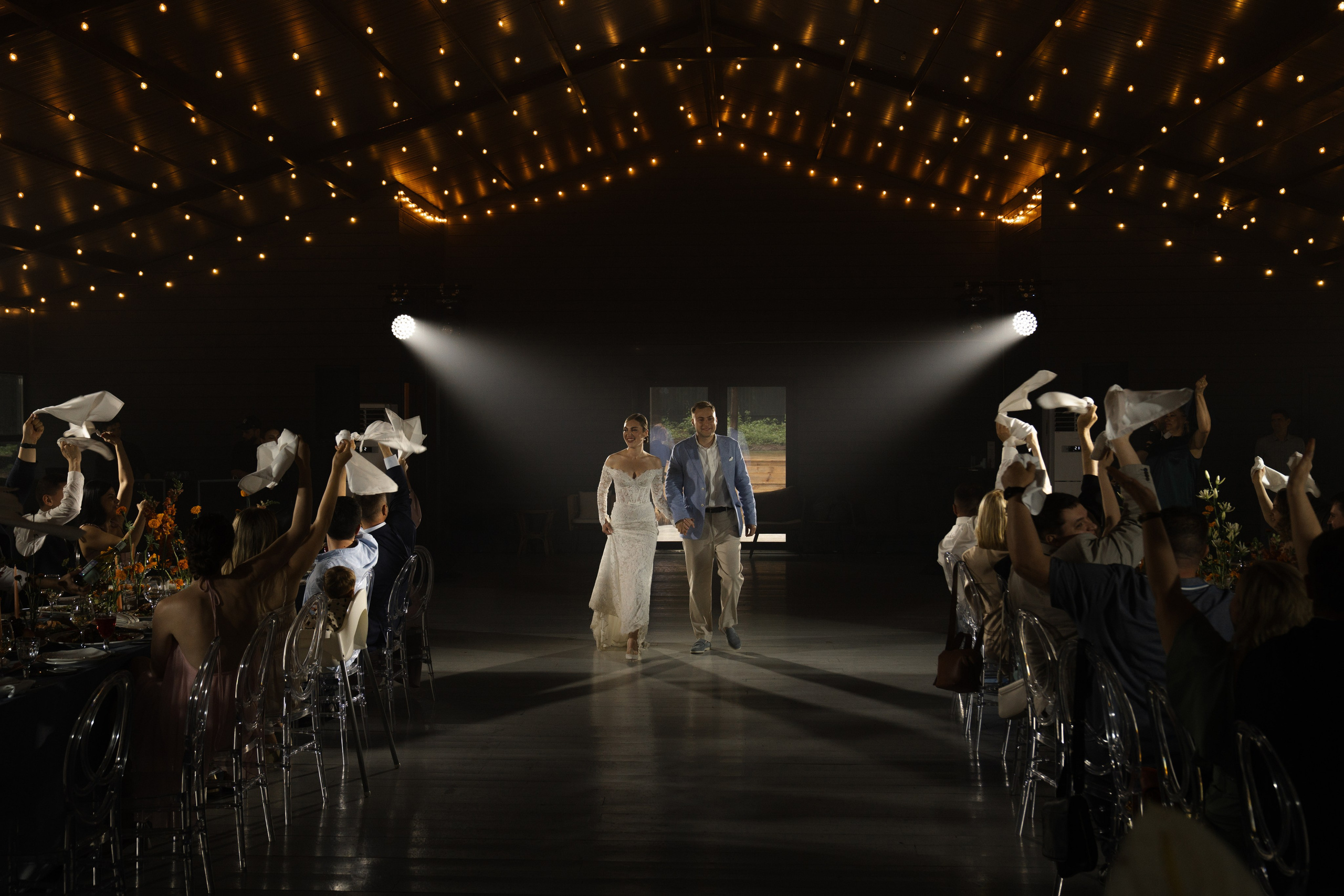 Оранжево-голубое слияние. VENSKAYA WEDDING & EVENT PLANNER