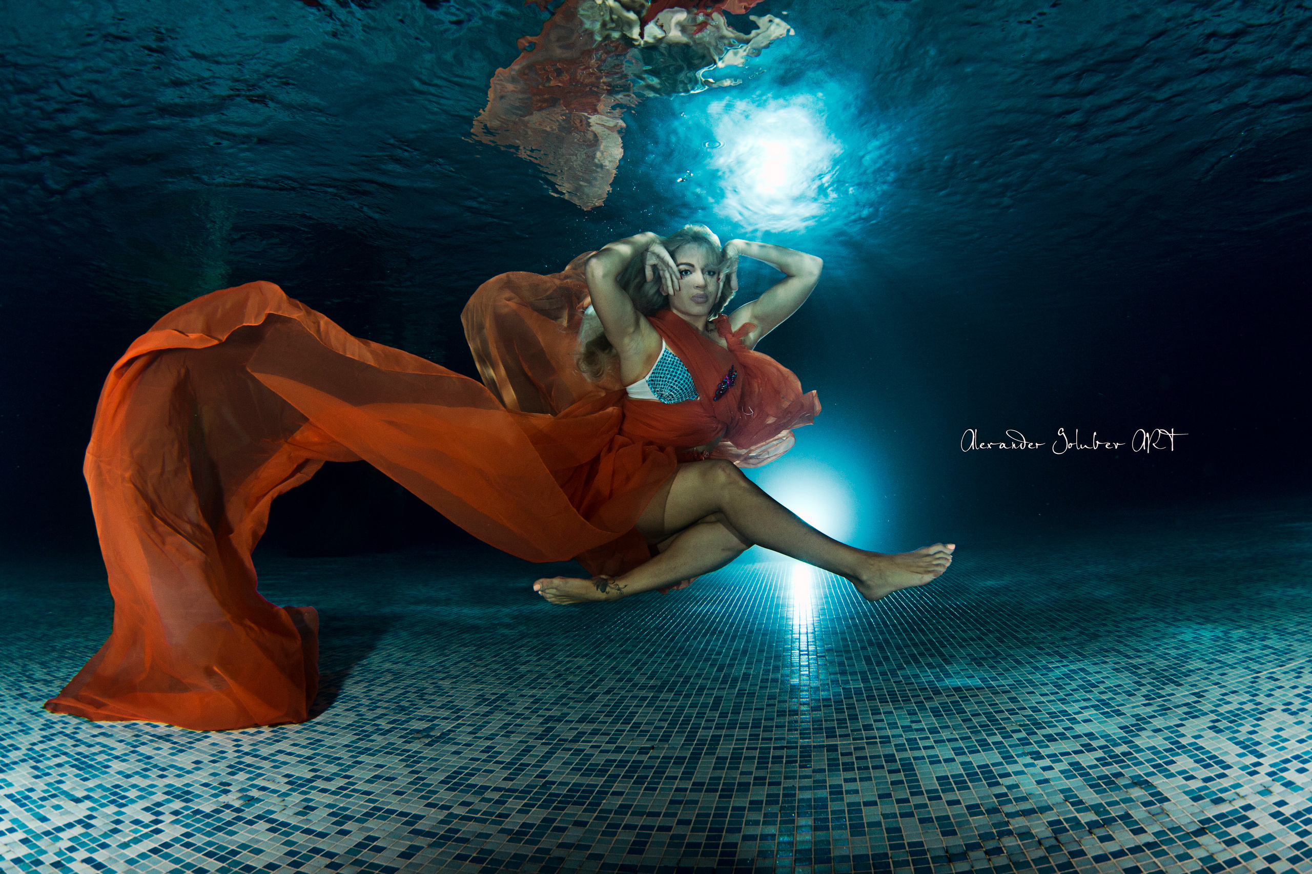 Project UNDERWATER. AGarte: photo and video shooting in St. Petersburg and Moscow